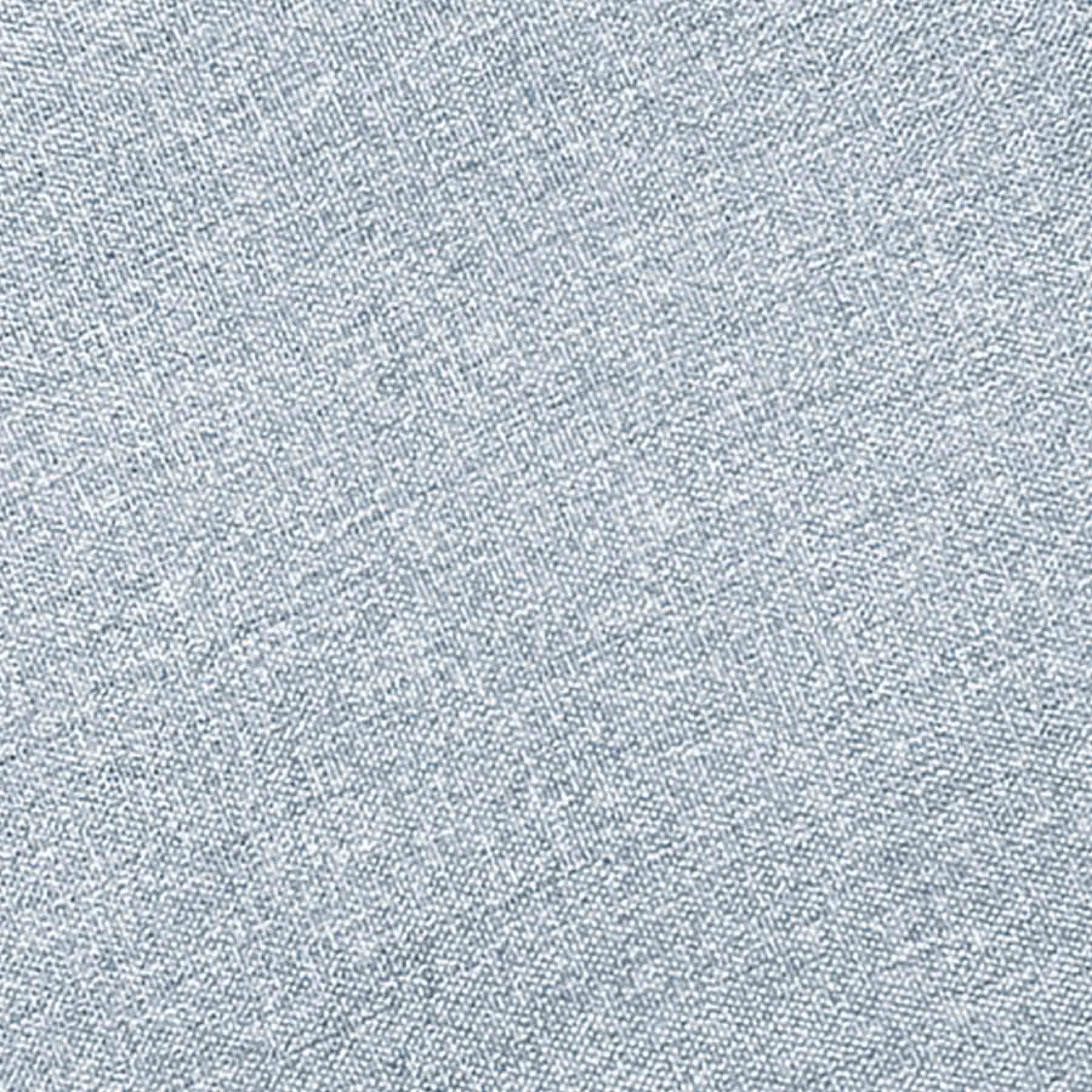 Blue Heathered Whip Stitch Feather Filled Throw Pillow, 18"