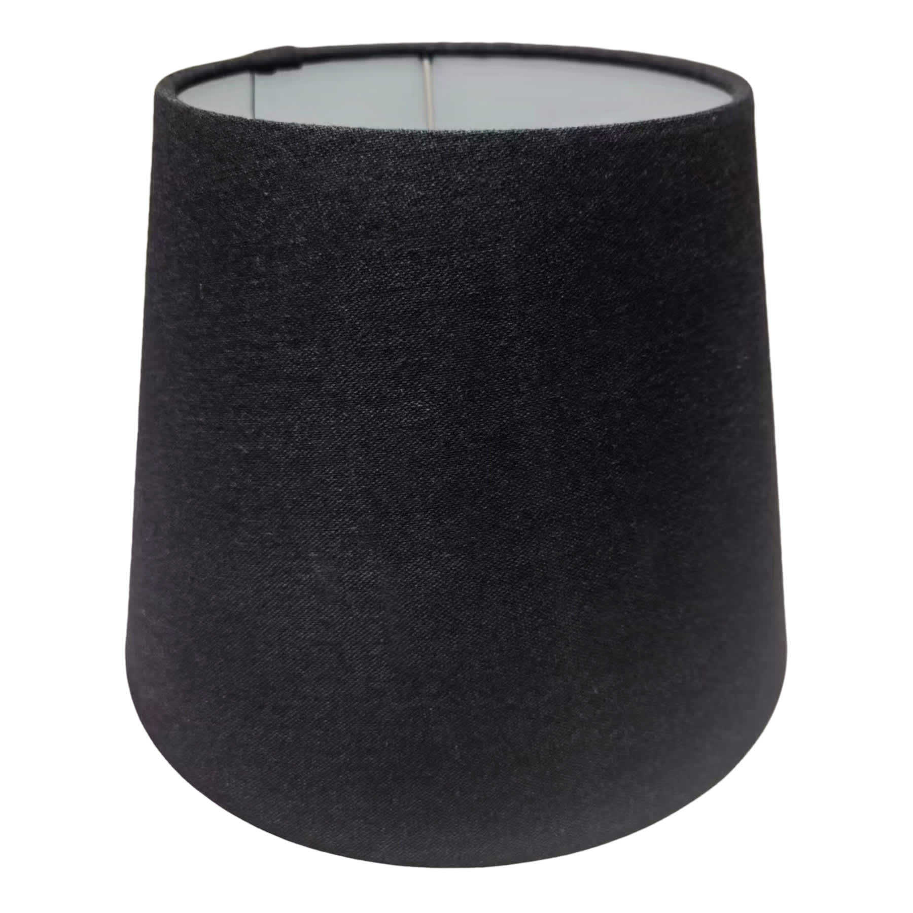 Black Tapered Drum Small Table Lamp Shade, 7x10x8