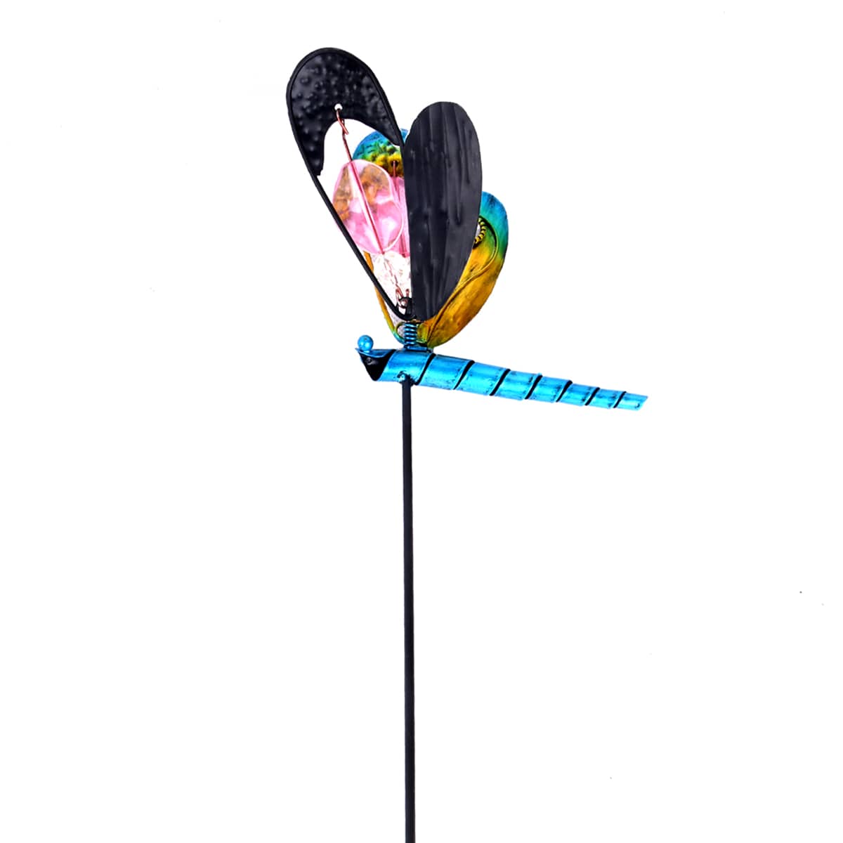 Mini Blue Dragonfly Yard Pick, 20"