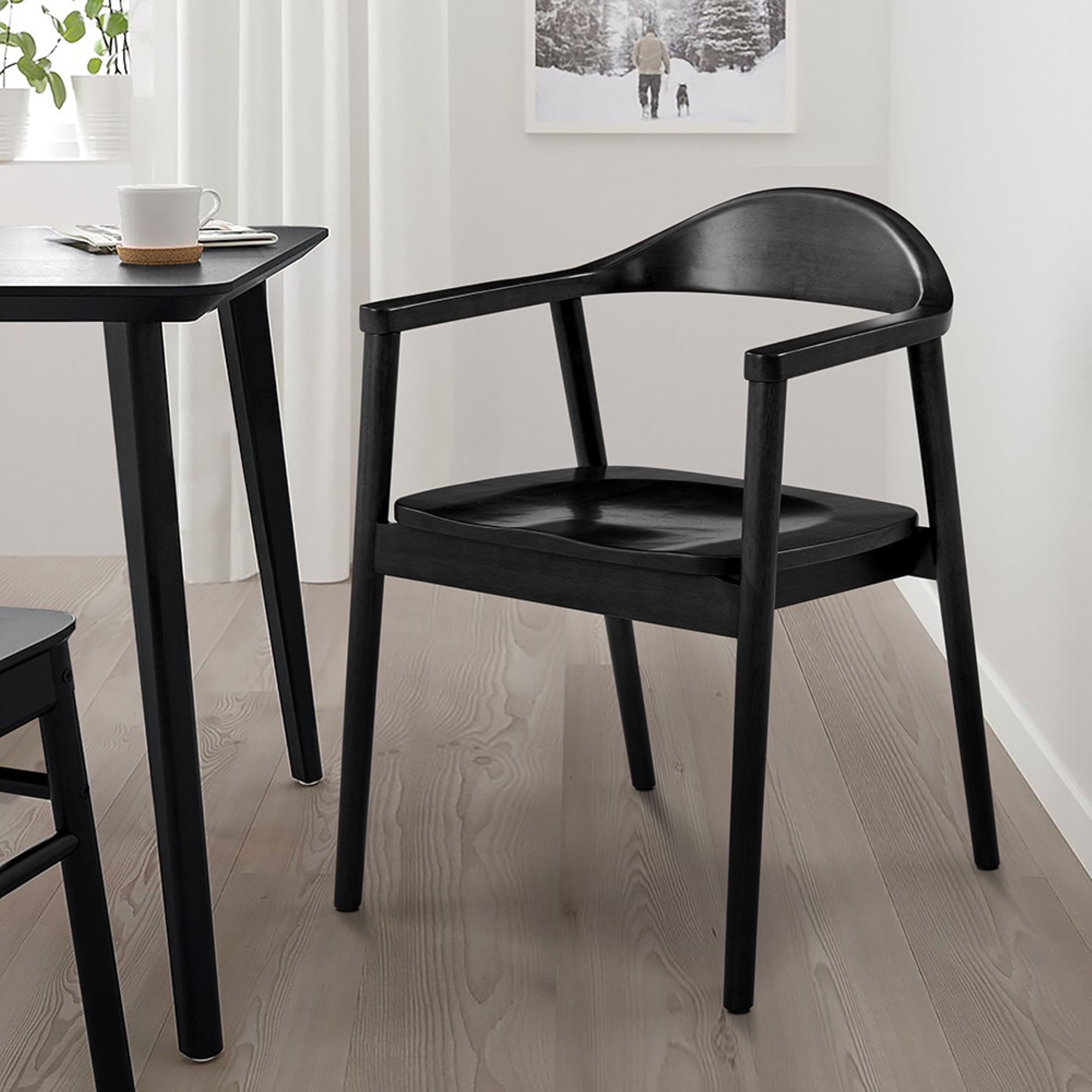 Crosby St. Bishop Dining Chair, Black
