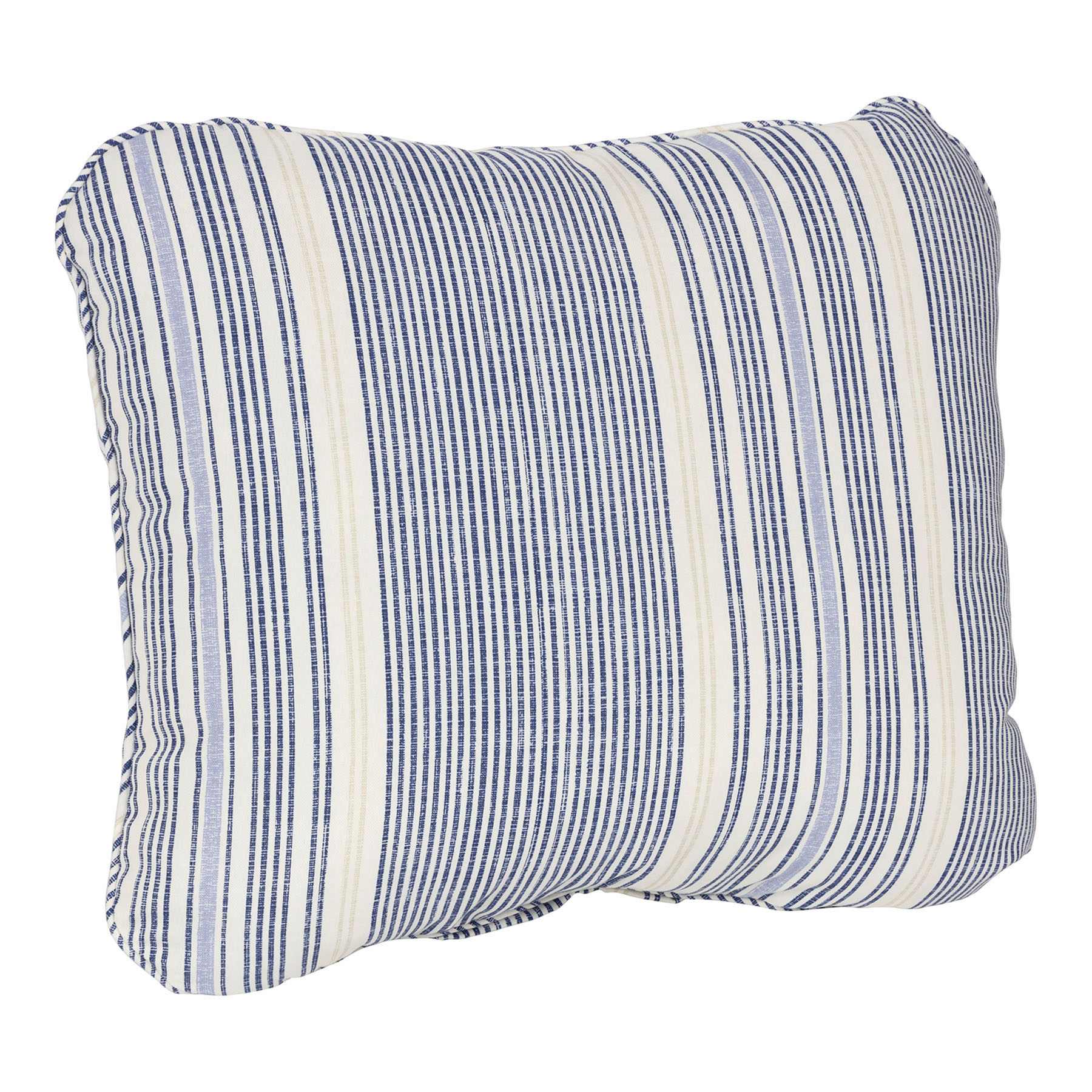 Calisto Pinstripe Outdoor Corded Back Cushion