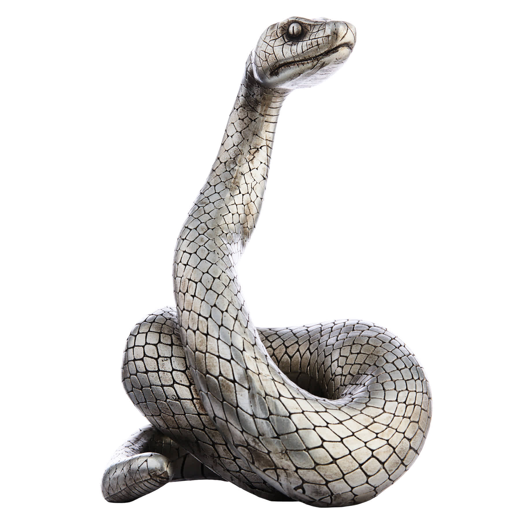 Spellbound Silver Snake, 8"