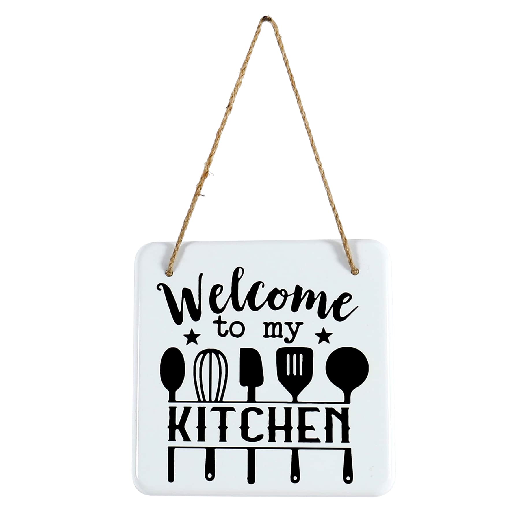 Welcome to My Kitchen Wall Decor, 8"
