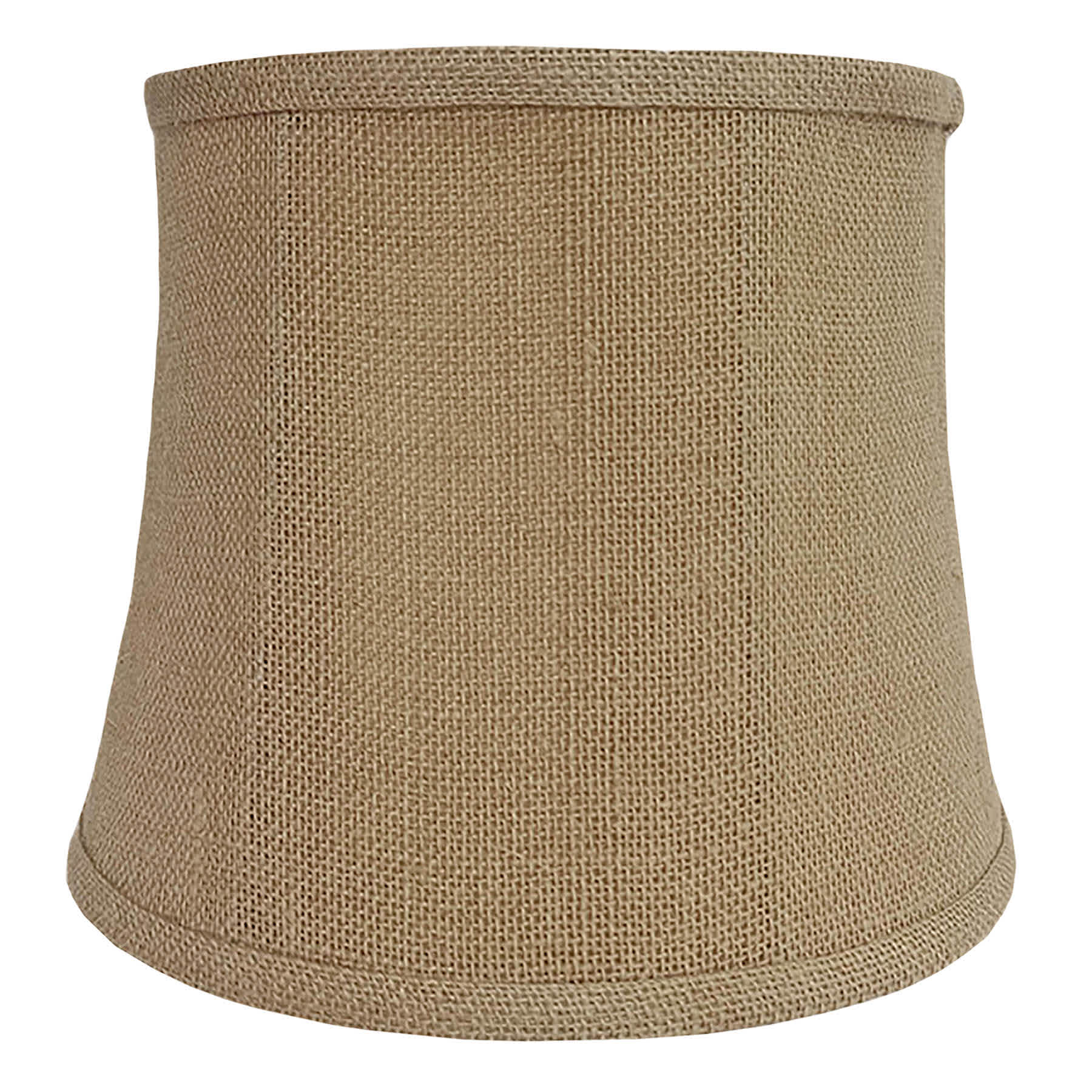 Burlap Bell Small Table Lamp Shade, 9x11x9
