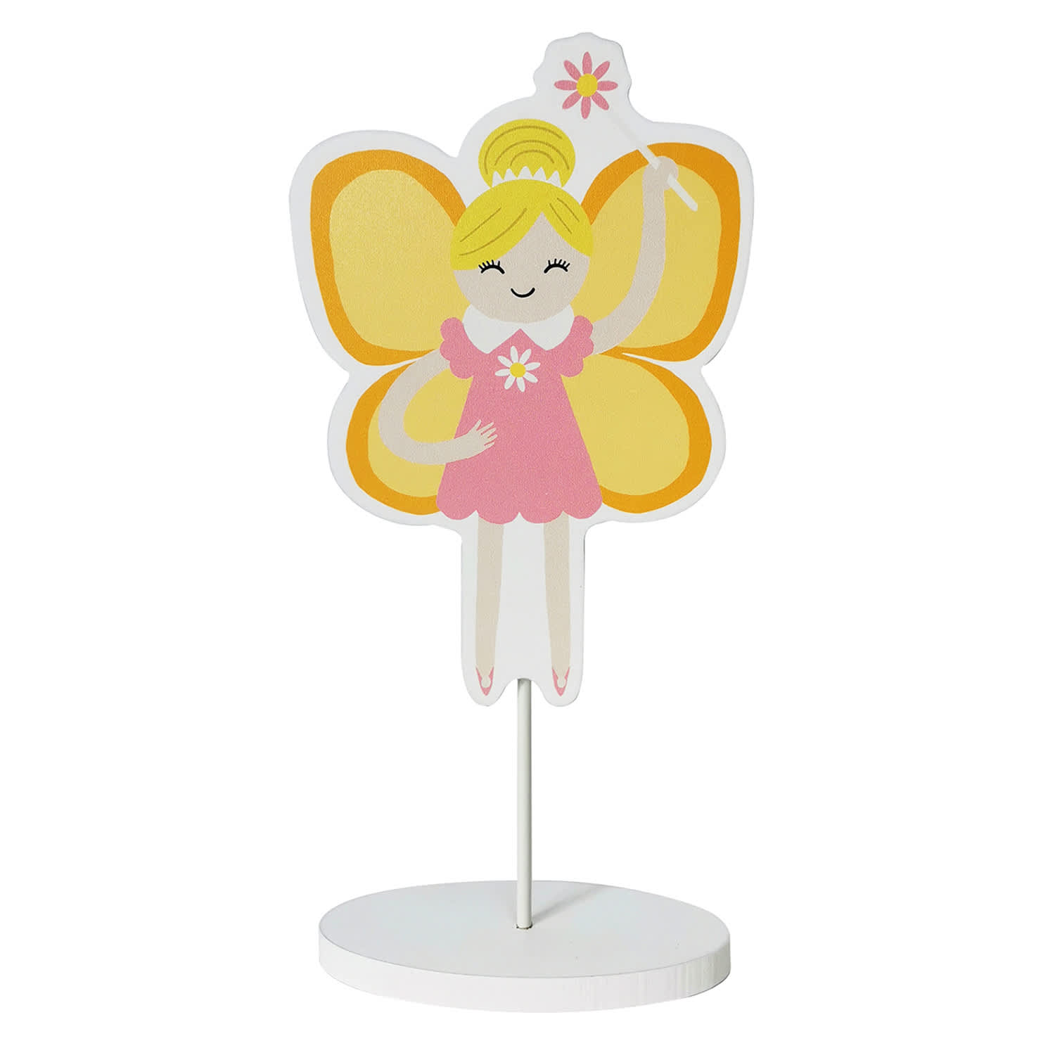 Tiny Dreamers Yellow Fairy Princess Decor, 11.7"