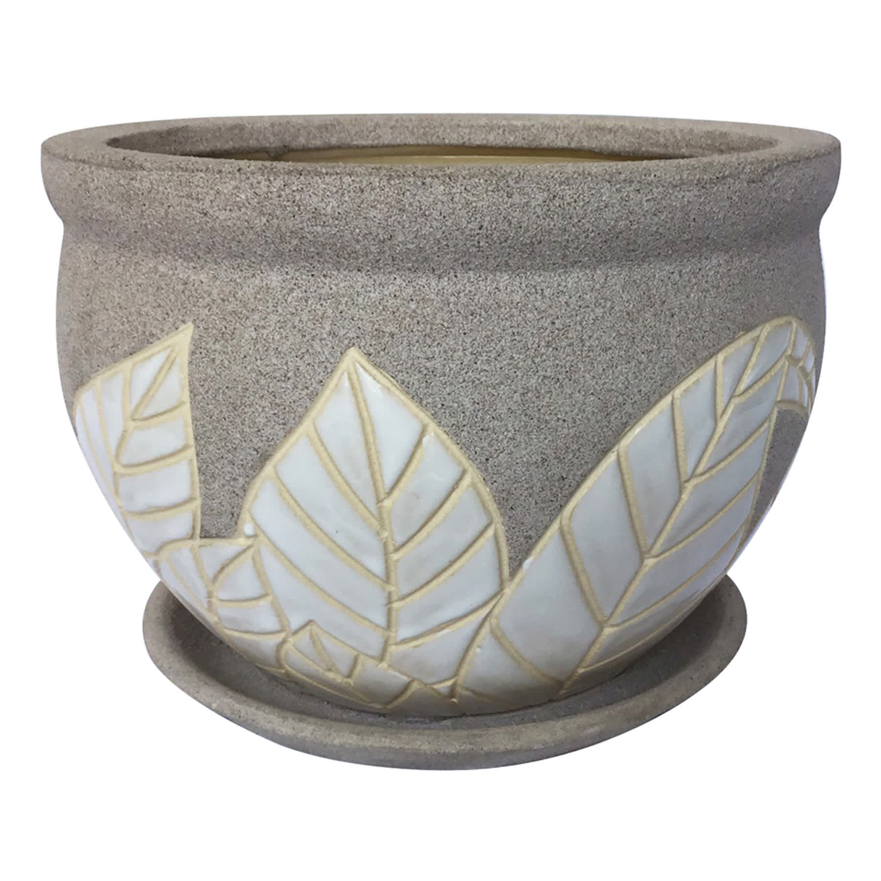 Found & Fable Indoor Arden Planter with Saucer, 5"