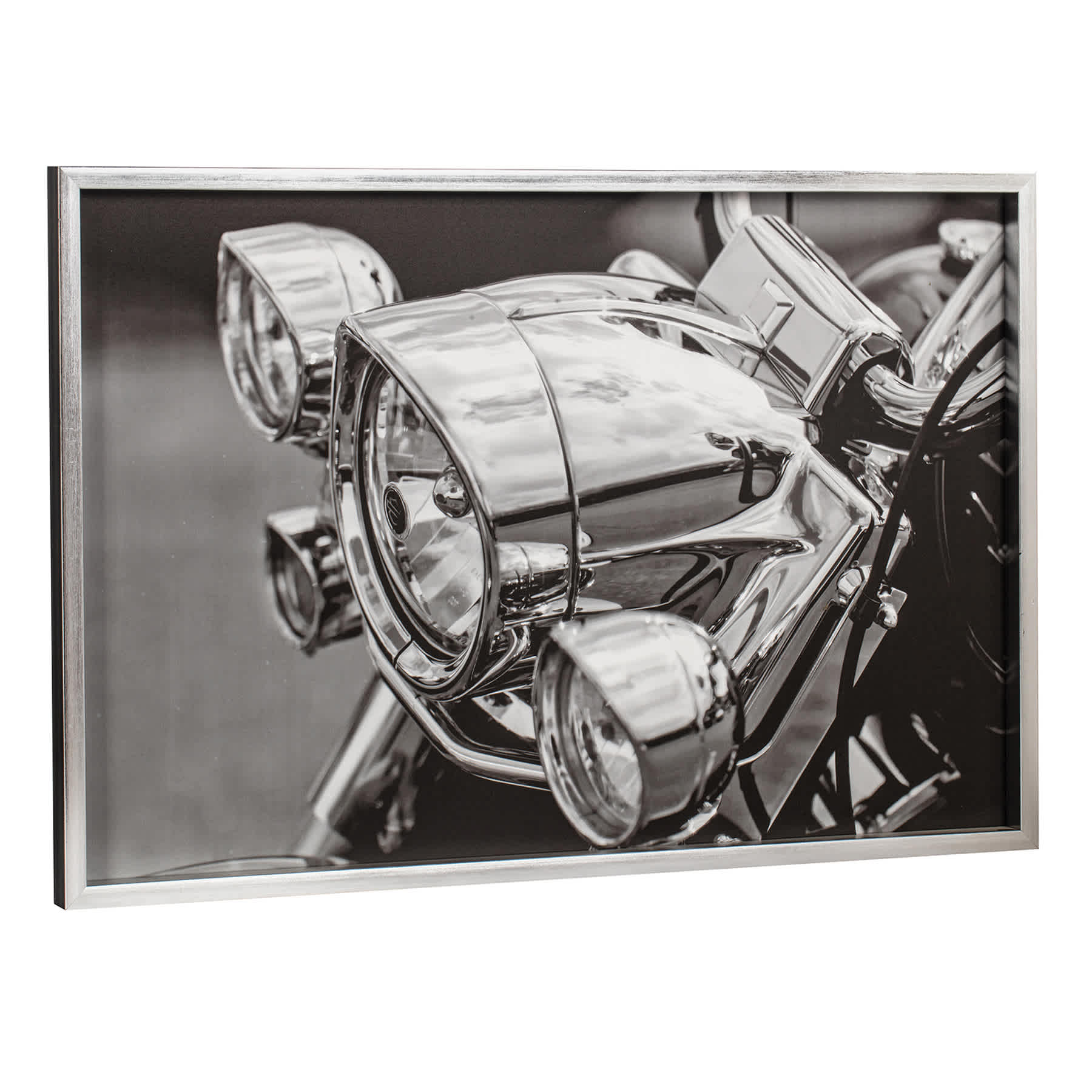 Framed Car Lights Canvas Wall Art, 24x36