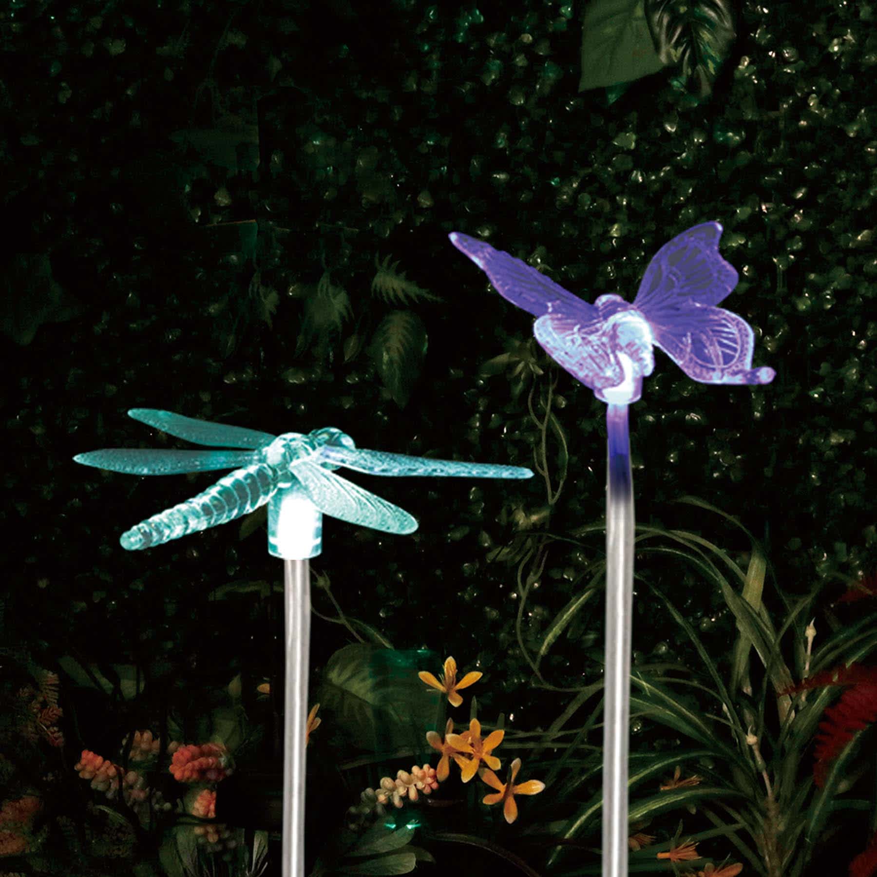 Solar Color Changing Dragonfly Pathway Light