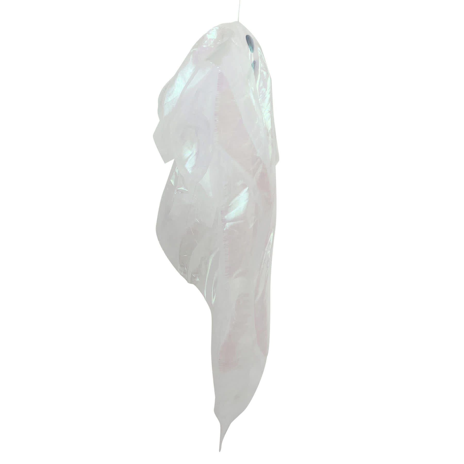 Hey Boo! Hanging Iridescent Ghost, 20"