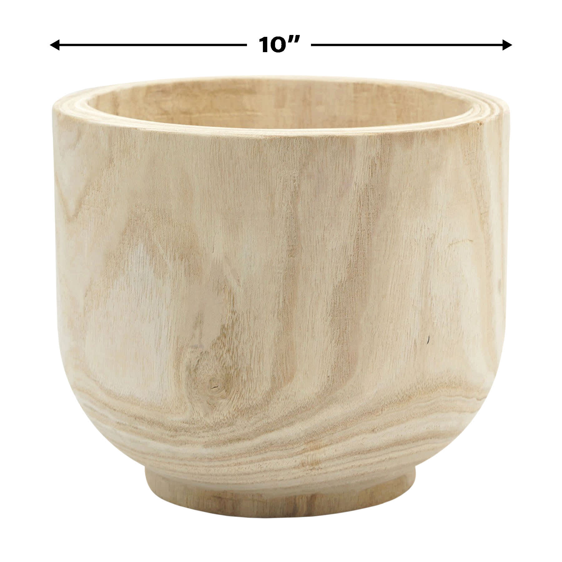 Ty Pennington Hollow Wood Outdoor Planter, Large