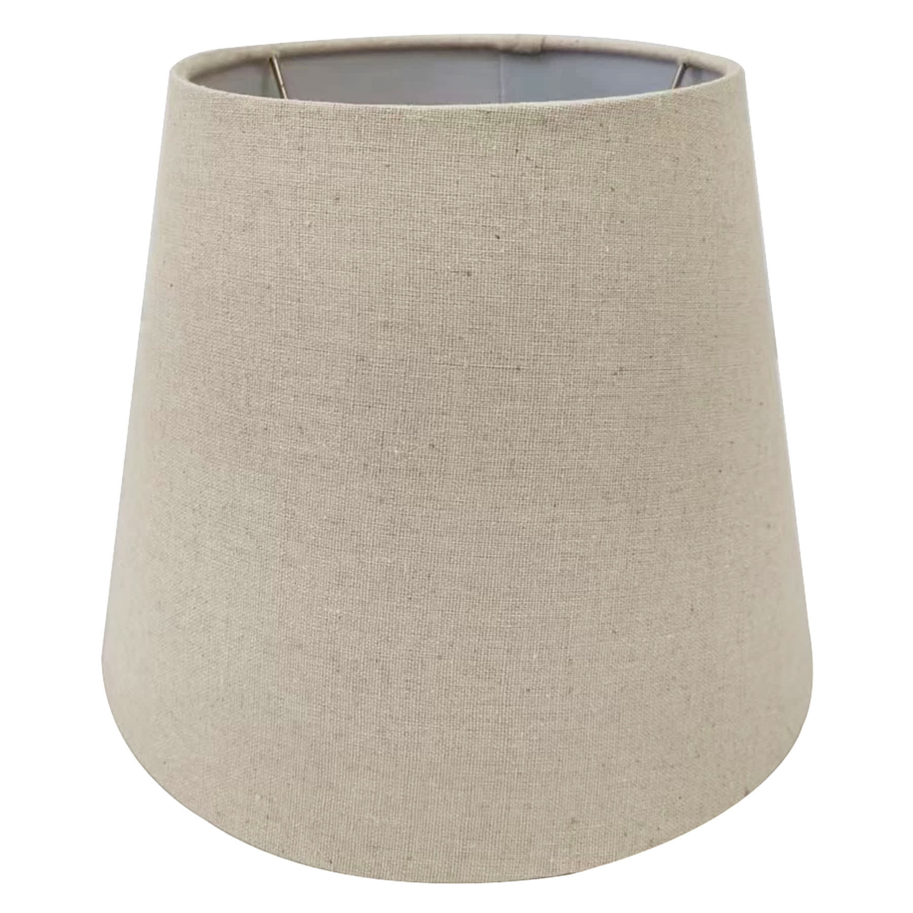 Dark Tan Tapered Drum Small Table Lamp Shade, 7x10x8