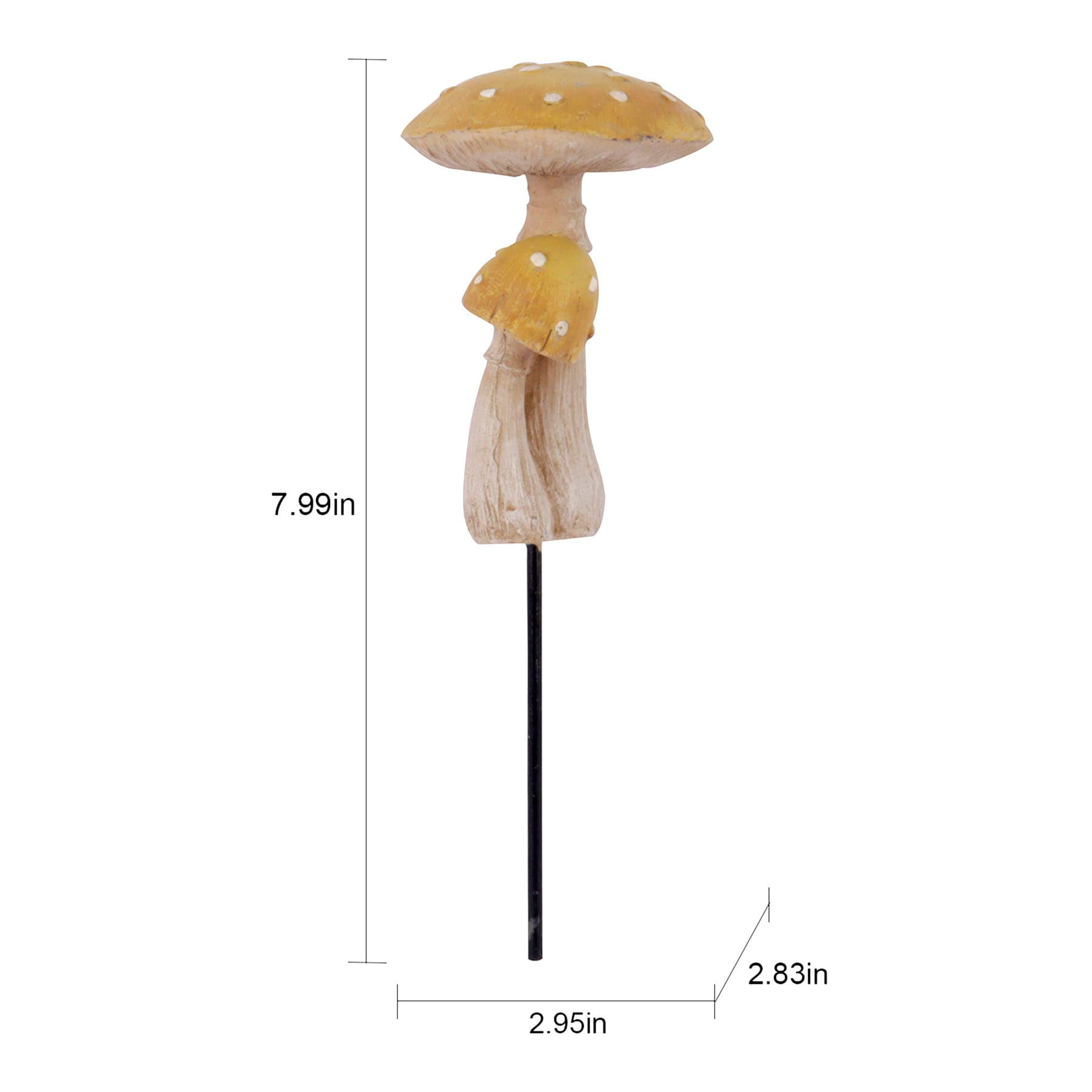 Honeybloom Mushroom Yard Pick, 16"