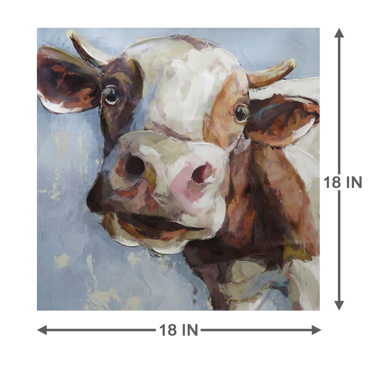 Belle of The Barnyard Canvas Wall Art, 18"