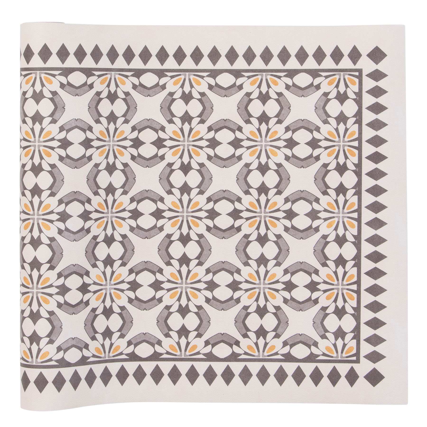 Vinyl Grey/Beige Runner 2x5