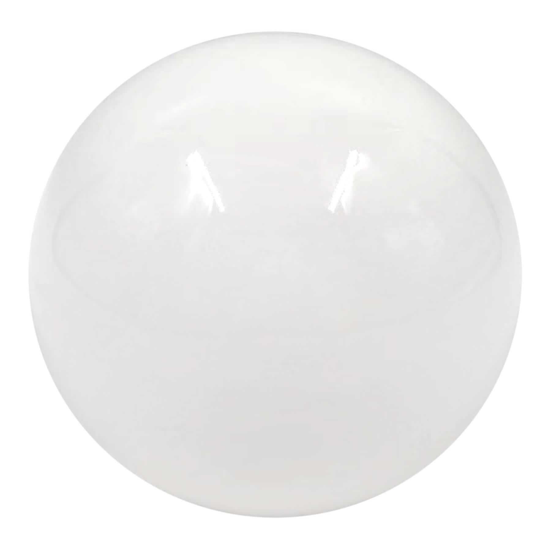 Providence White Ceramic Sphere, 4.5"