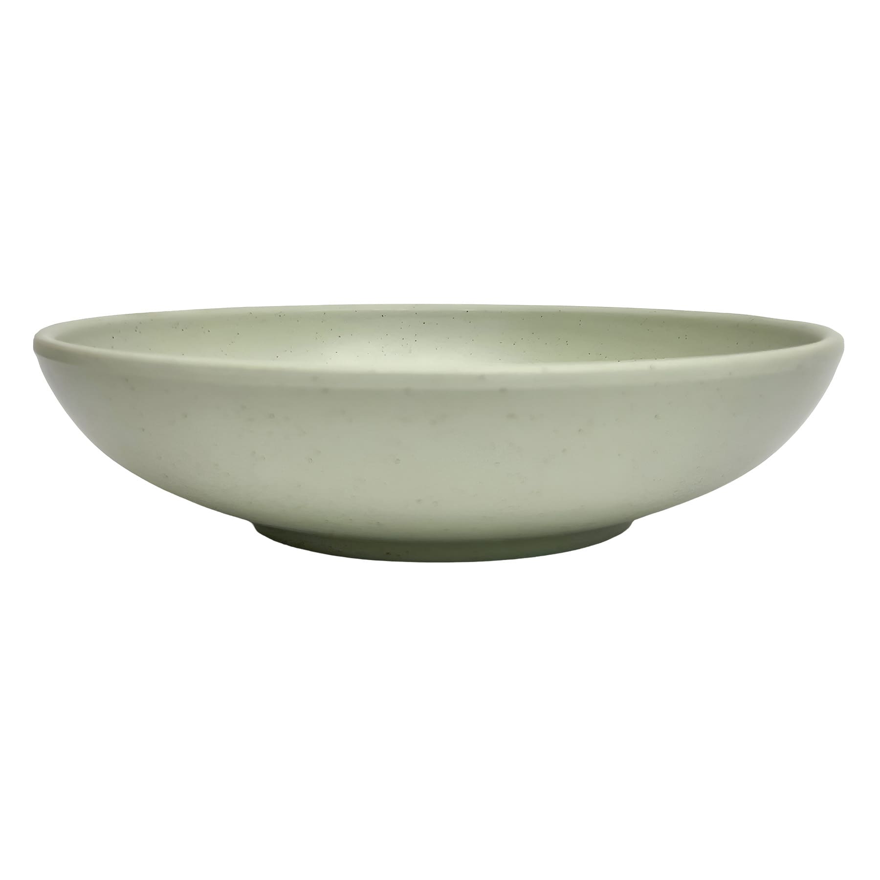 Coupe Matte Green Pasta Bowl