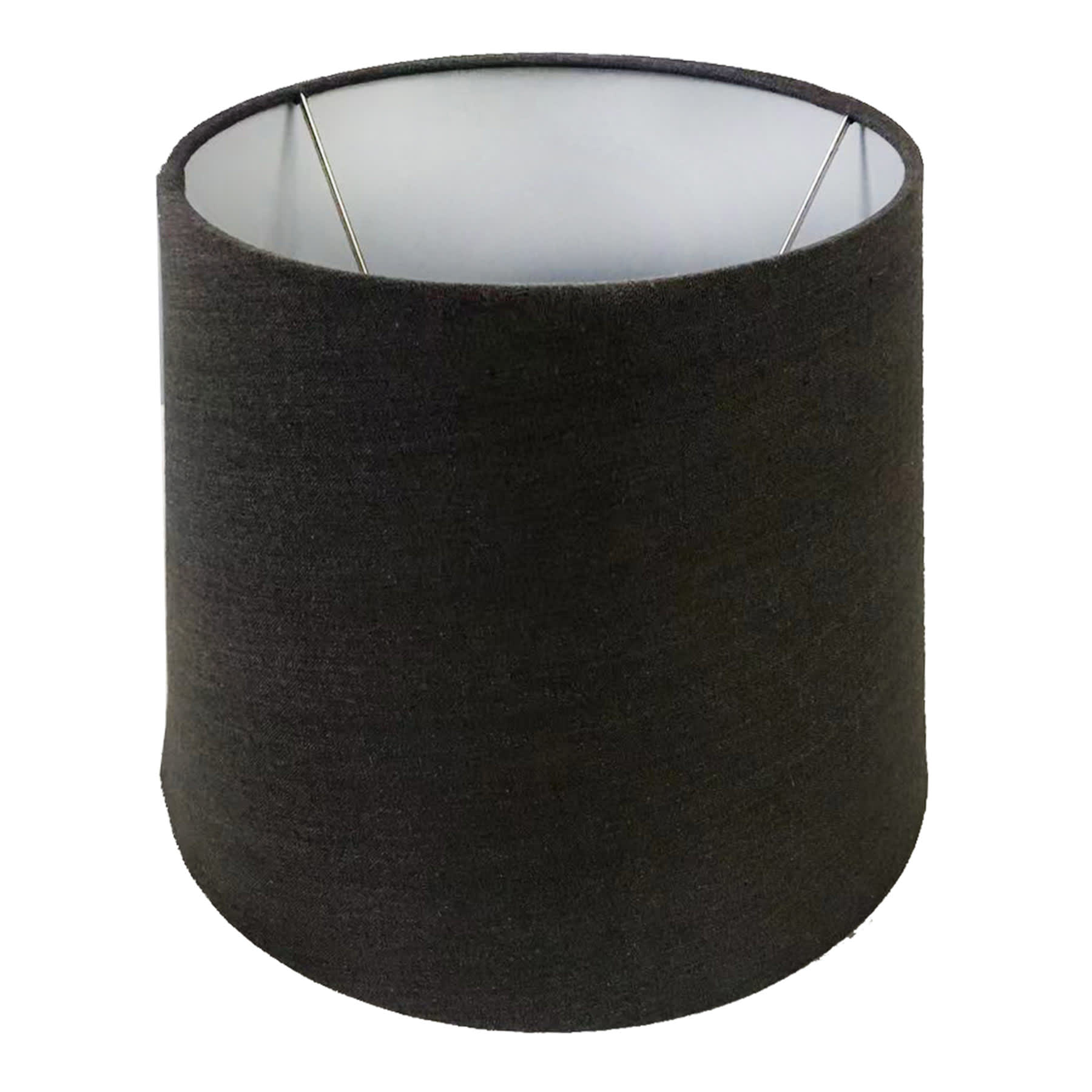 Charcoal Grey Tapered Drum Small Table Lamp Shade, 9x12x9