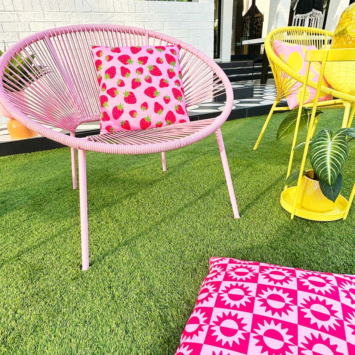 Oh Joy! Multicolor Sun Outdoor Throw Pillow, 16"