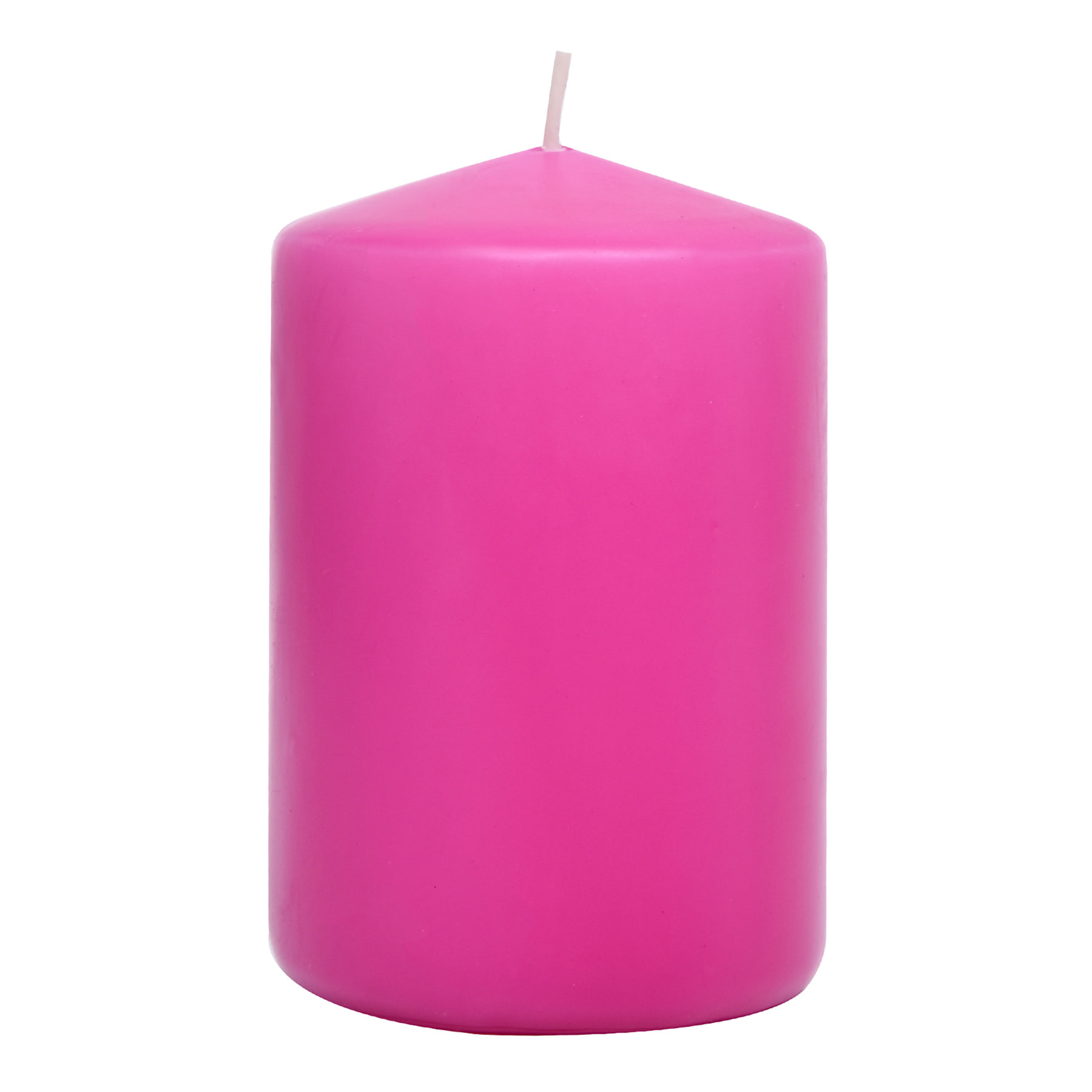 Pink Unscented Overdip Pillar Candle, 2.8x4