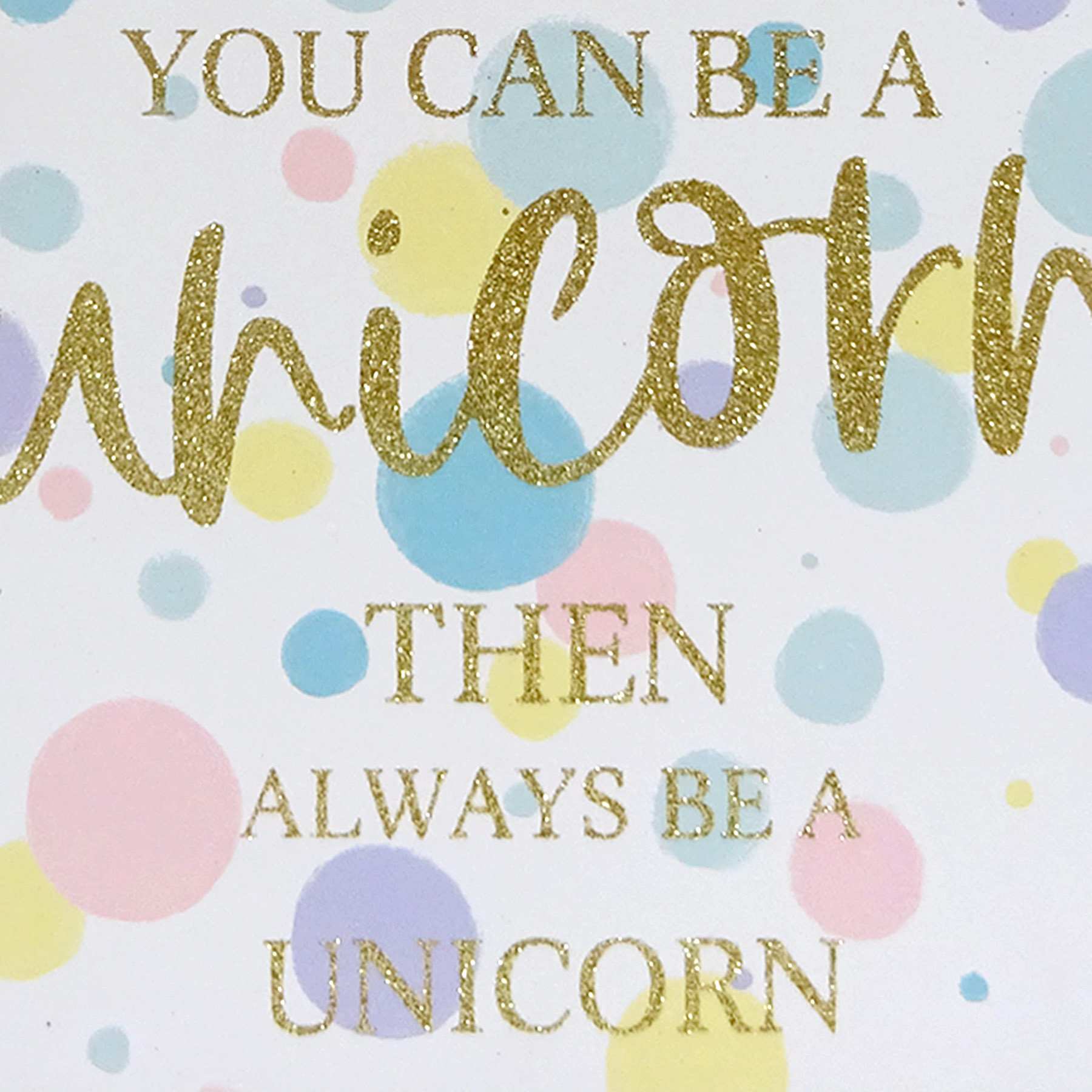 Tiny Dreamers Always Be Yourself Unicorn Sign, 8"