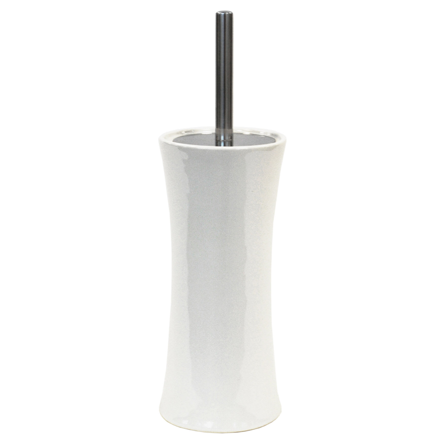 Burt White Ceramic Toilet Bowl Brush