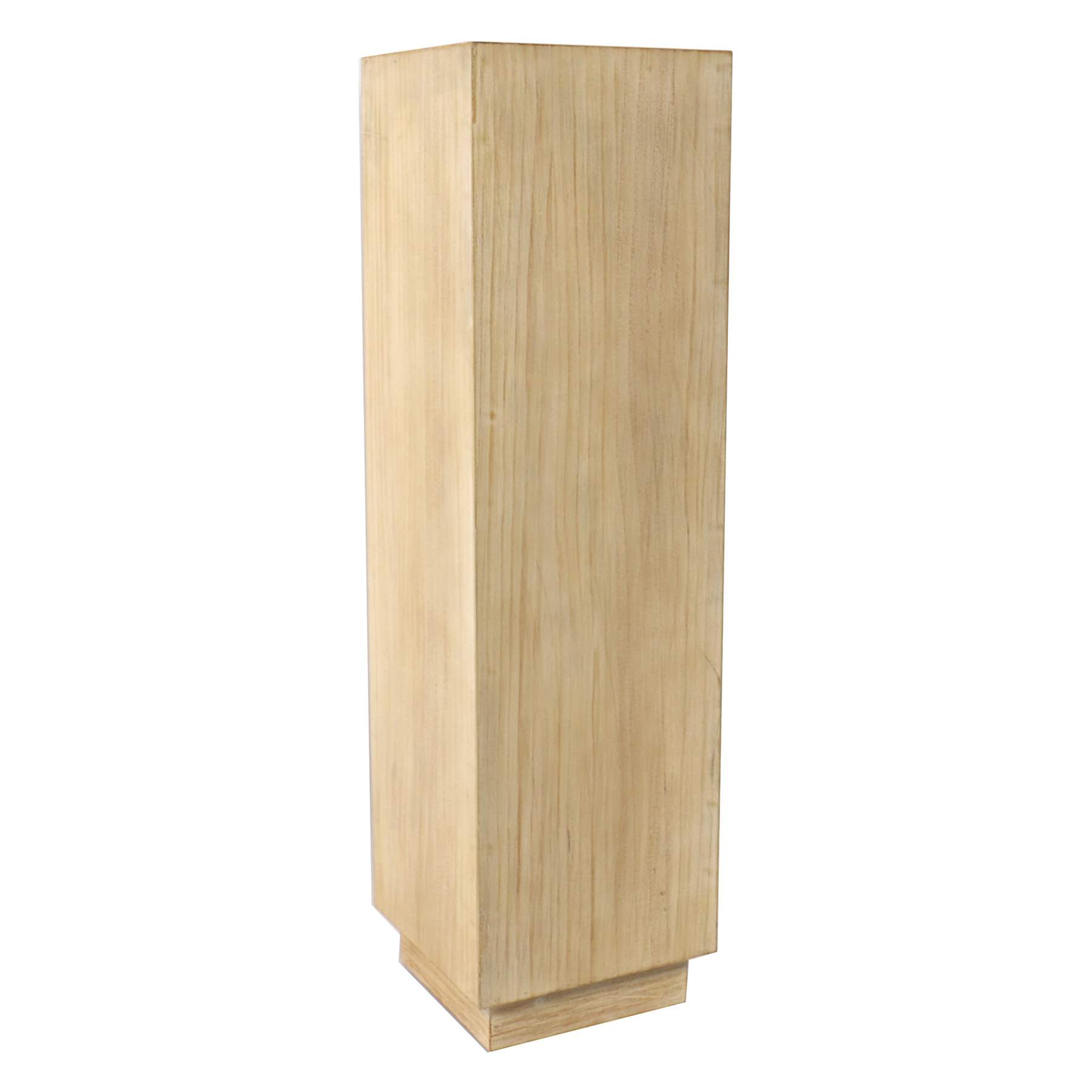 Natural Wooden Pedestal, 36"