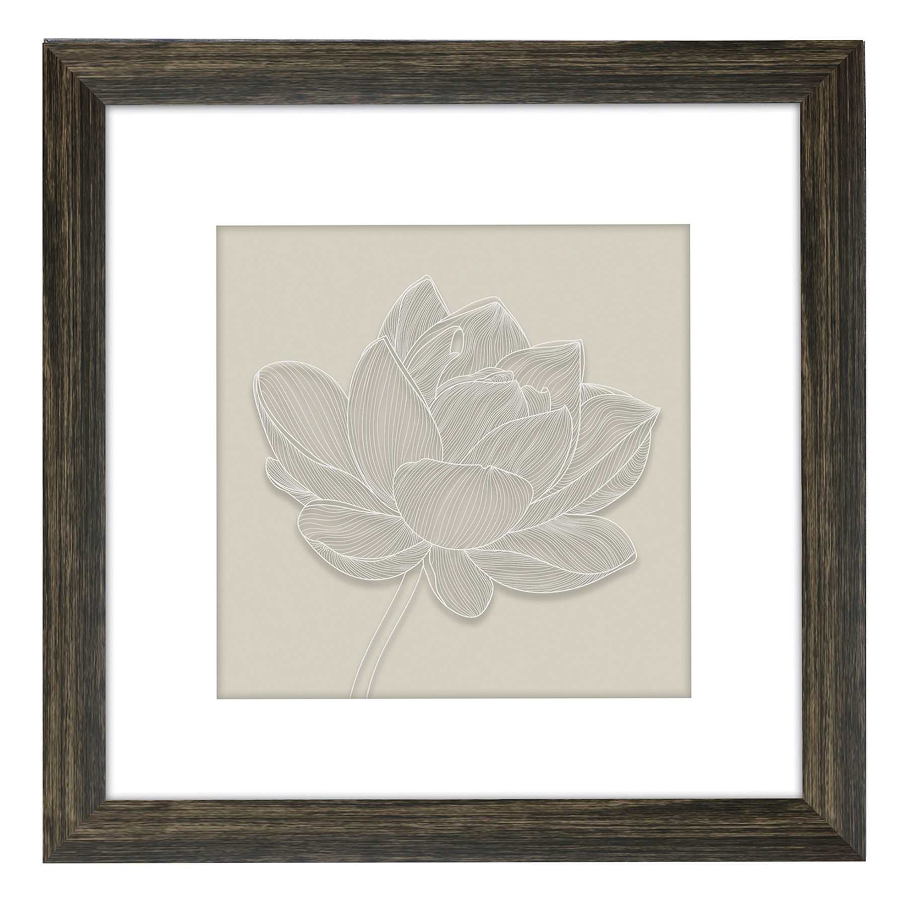 Found & Fable Flower Wall Art, 6"