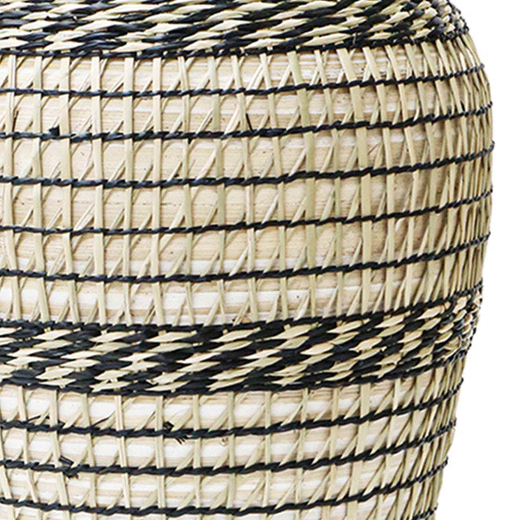 Natural Vase with Seagrass Overlay, 24"