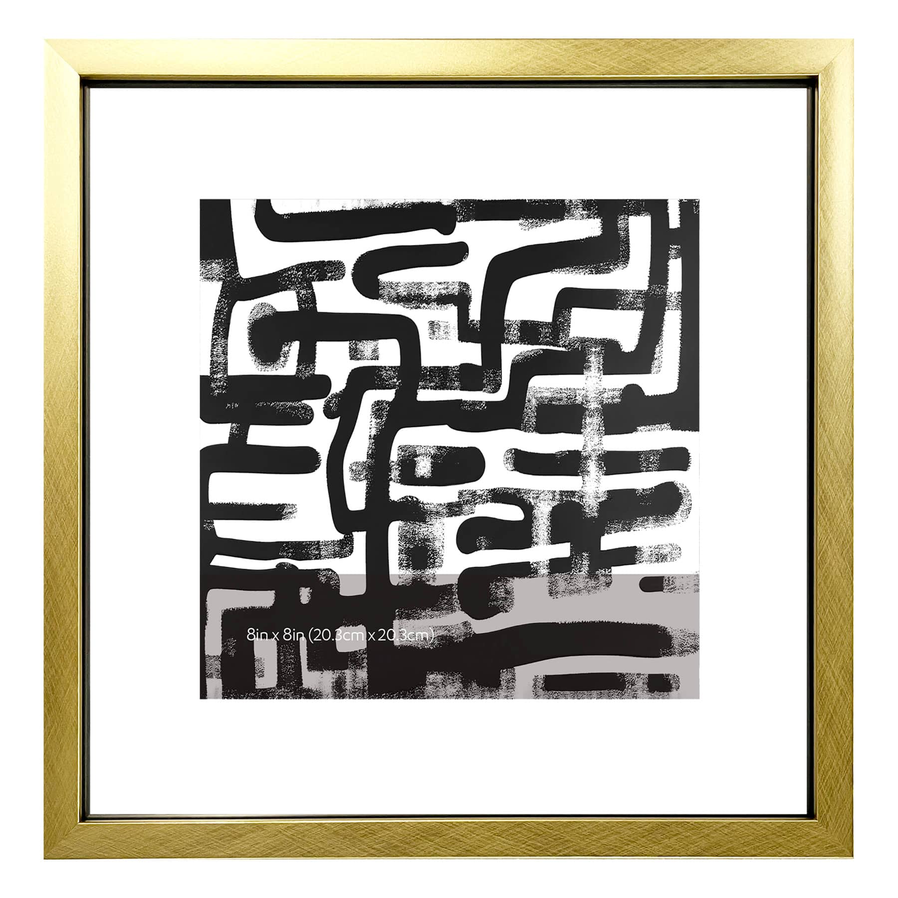 Gold Floating Wall Frame, 12"