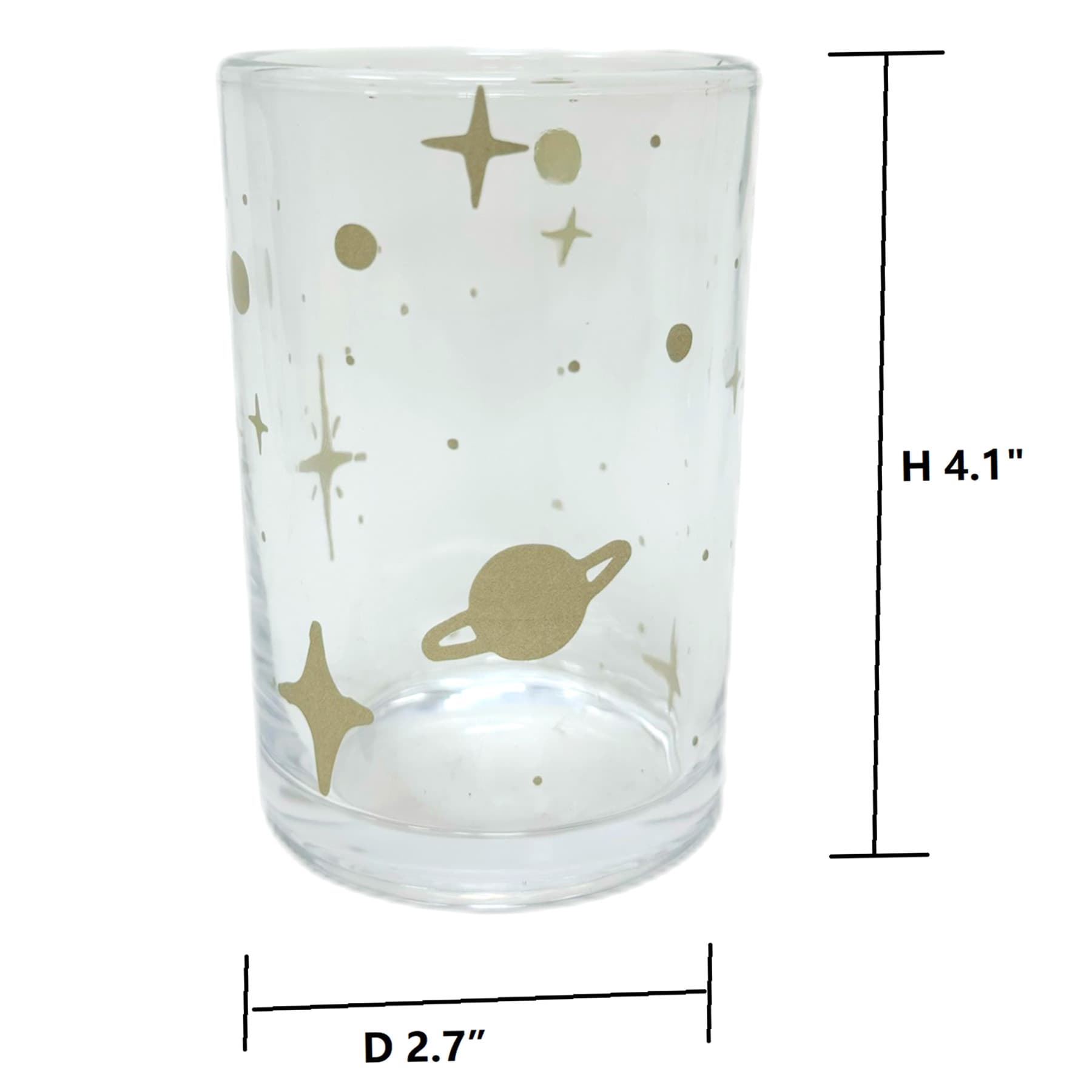 Serene Escape Celestial Glass Tumbler