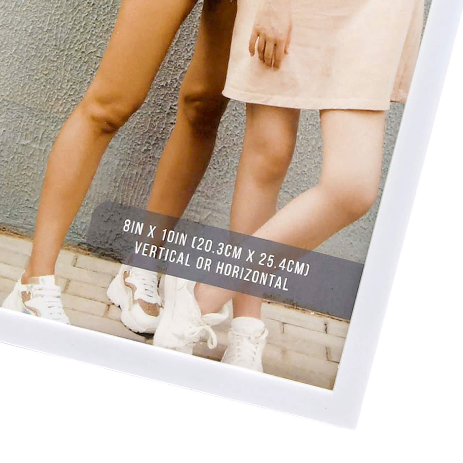 3-Piece White Peel & Stick Wall Frames, 8x10