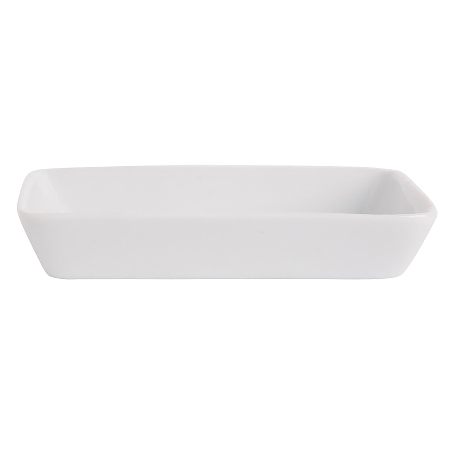 Set of 6 White Mini Tapas Plates