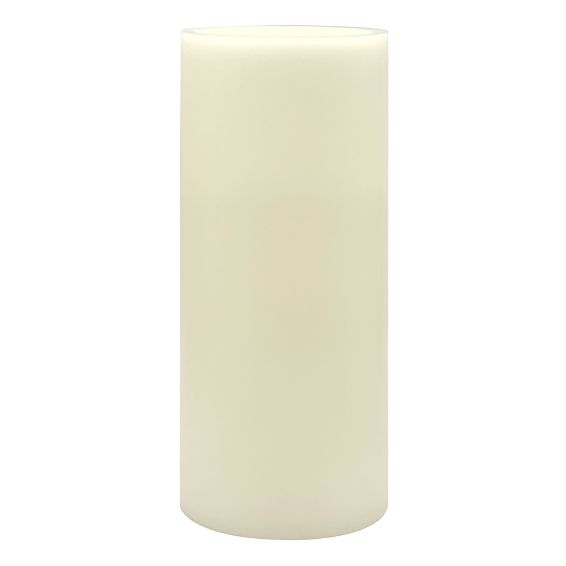 Ivory Wax LED Flameless Pillar Candle, 5x12