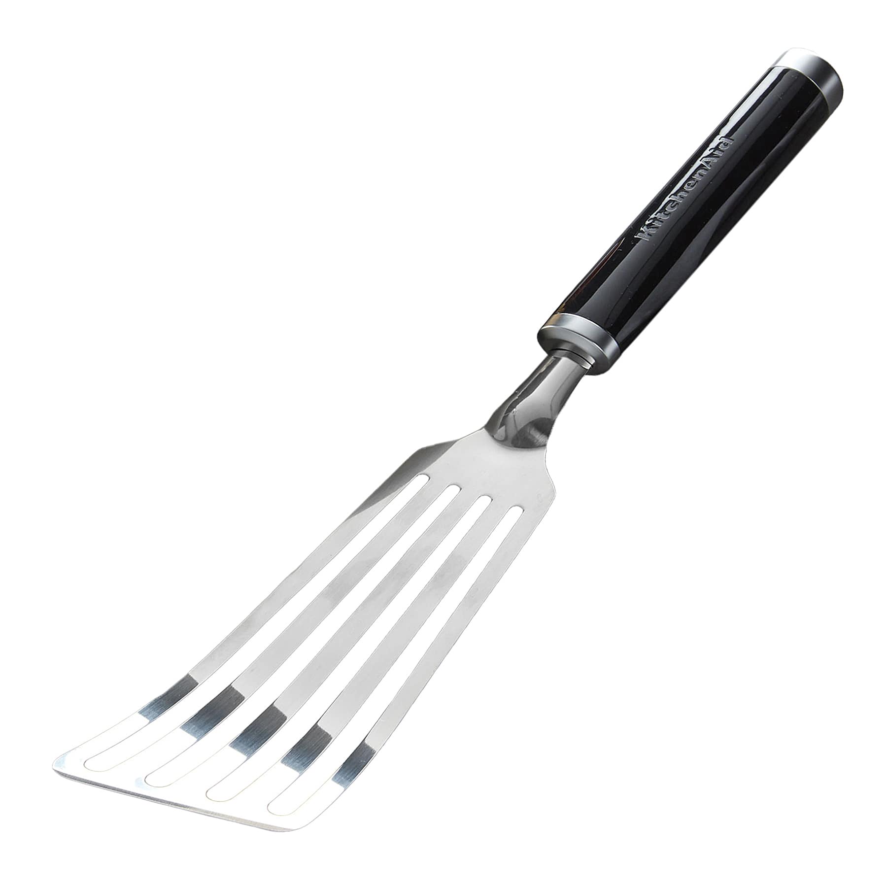 KitchenAid Classic Stainless Steel Flex Spatula, Black