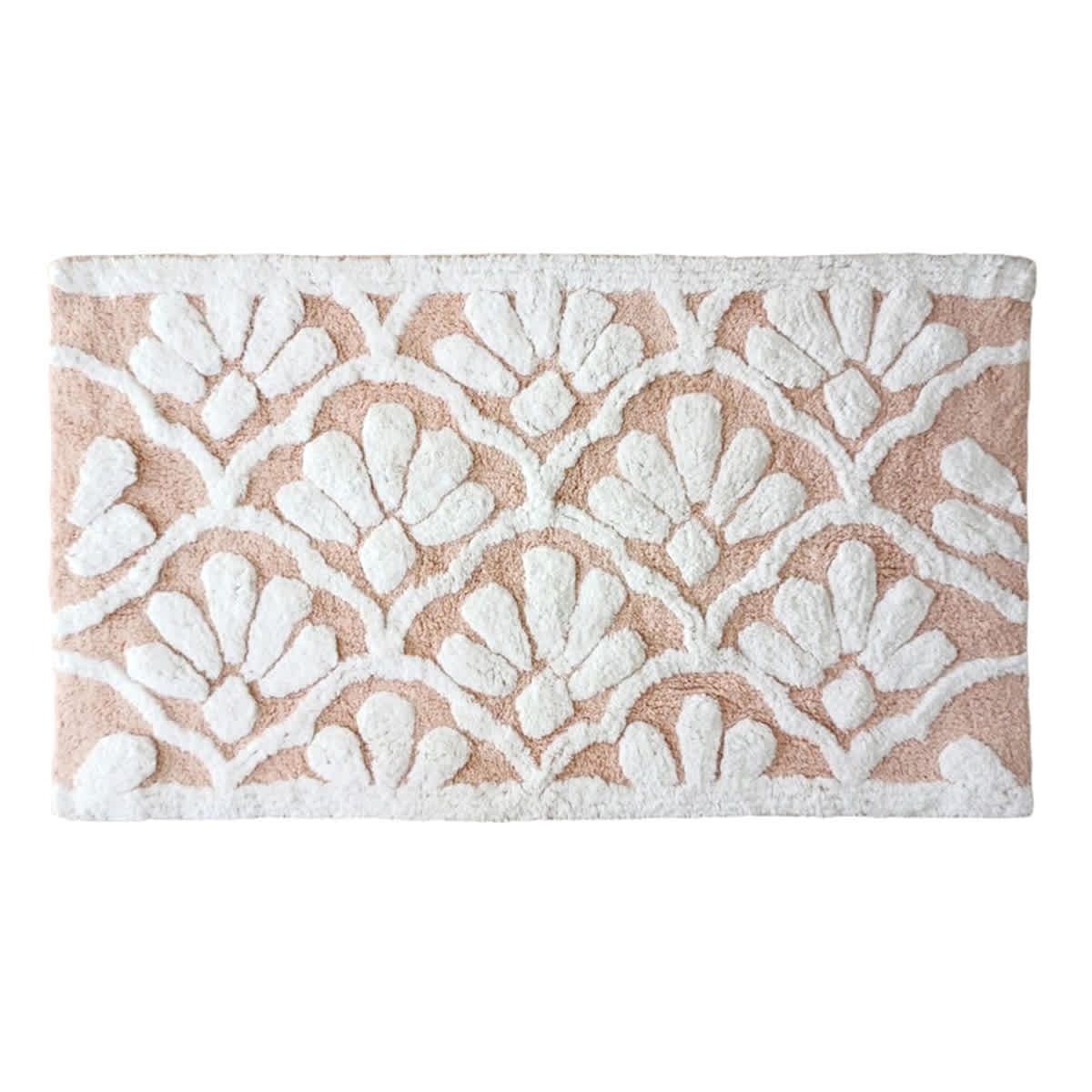 Providence Pink Shell Bath Rug, 20x30