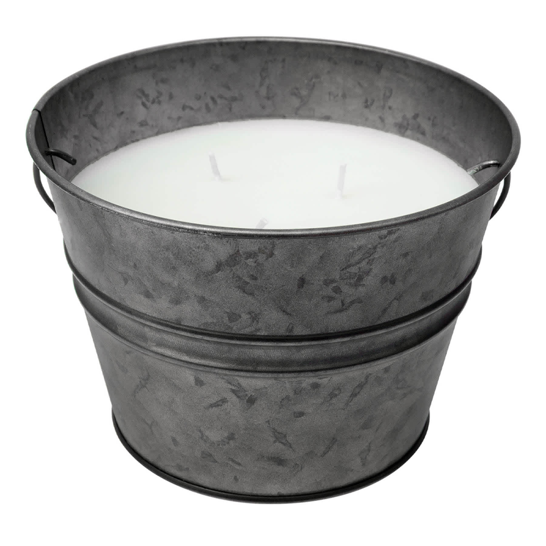 Galvanized Metal Bucket Citronella Candle, 28oz