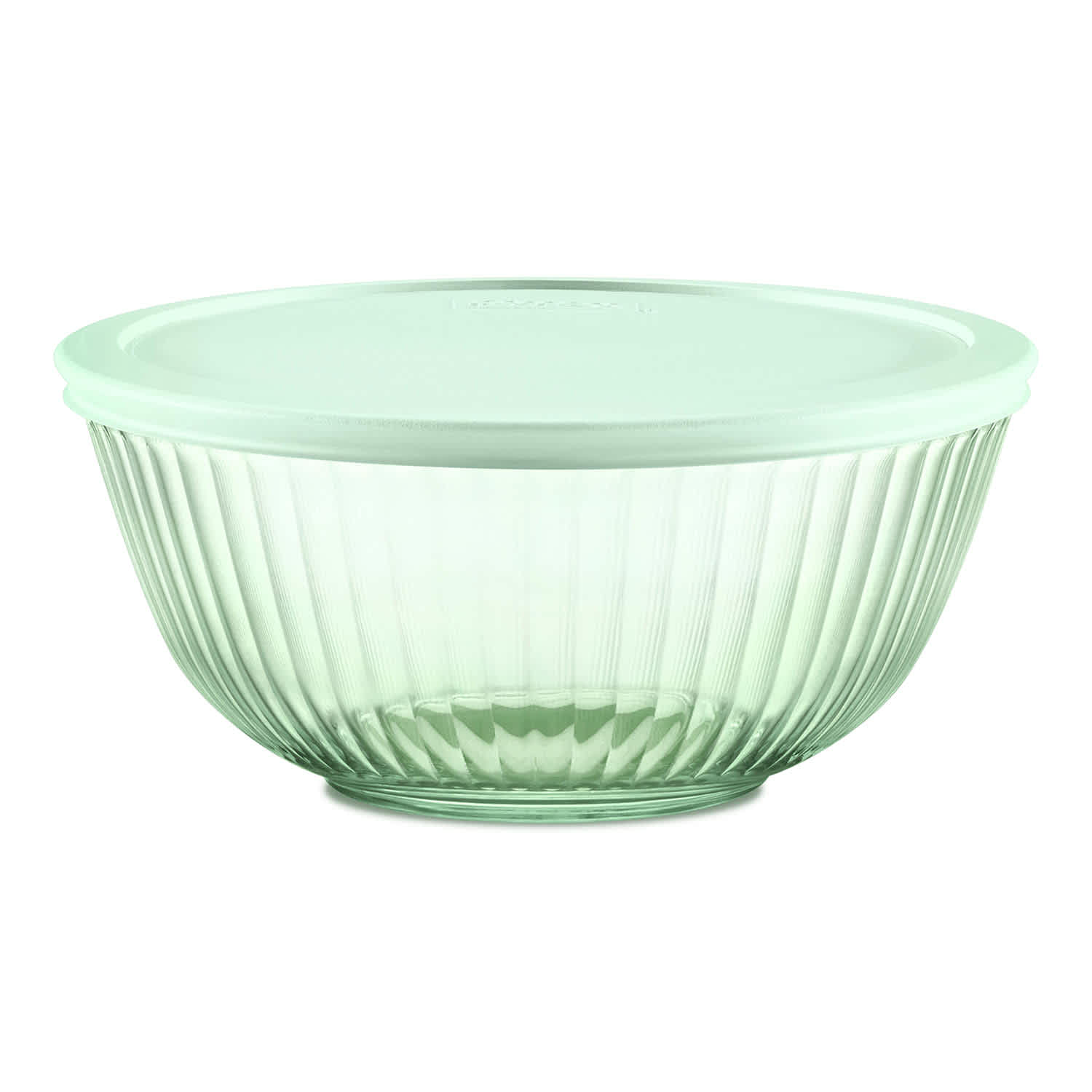 Pyrex Mint Green Prepware Bowl with Lid, 2.3qt/9.5c