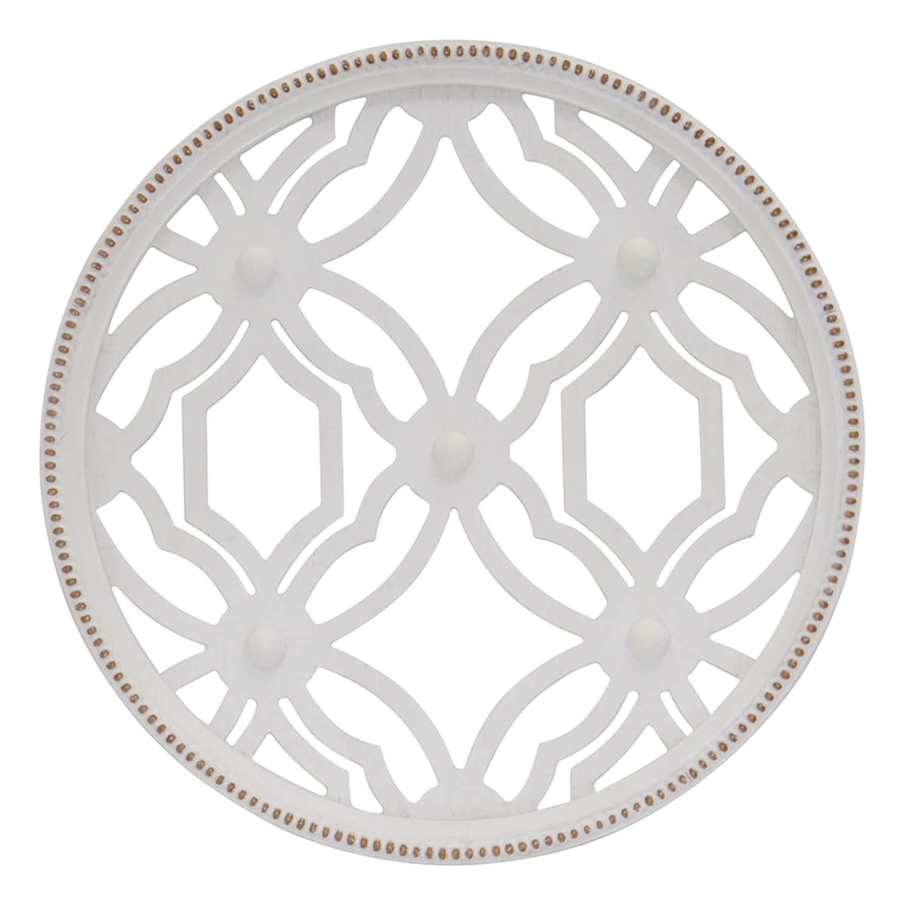 Providence White Cut Out Wooden Wall Art, 19"