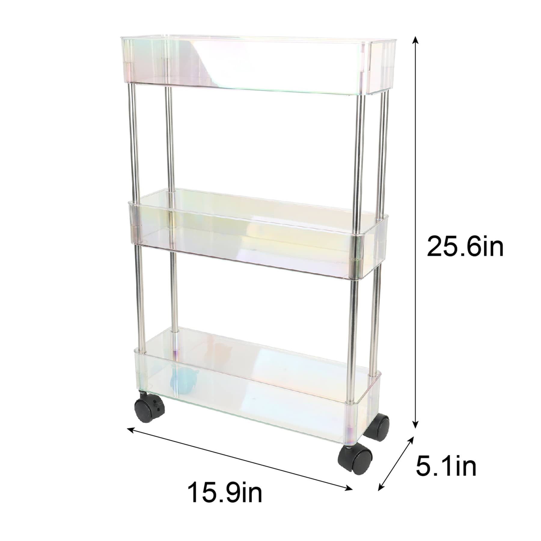 3 Tier Narrow Car Iridescent