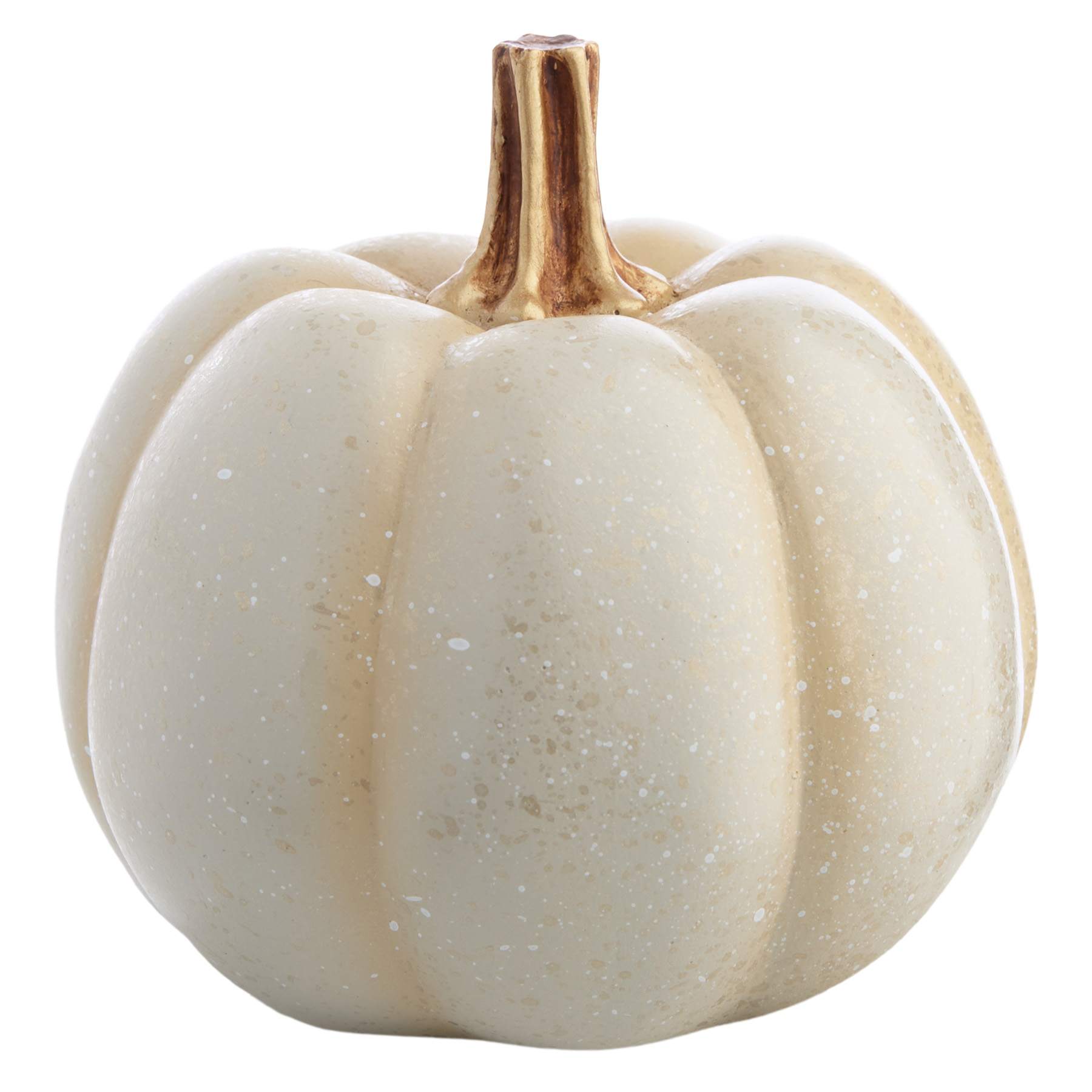 White Speckled Pumpkin, 4"