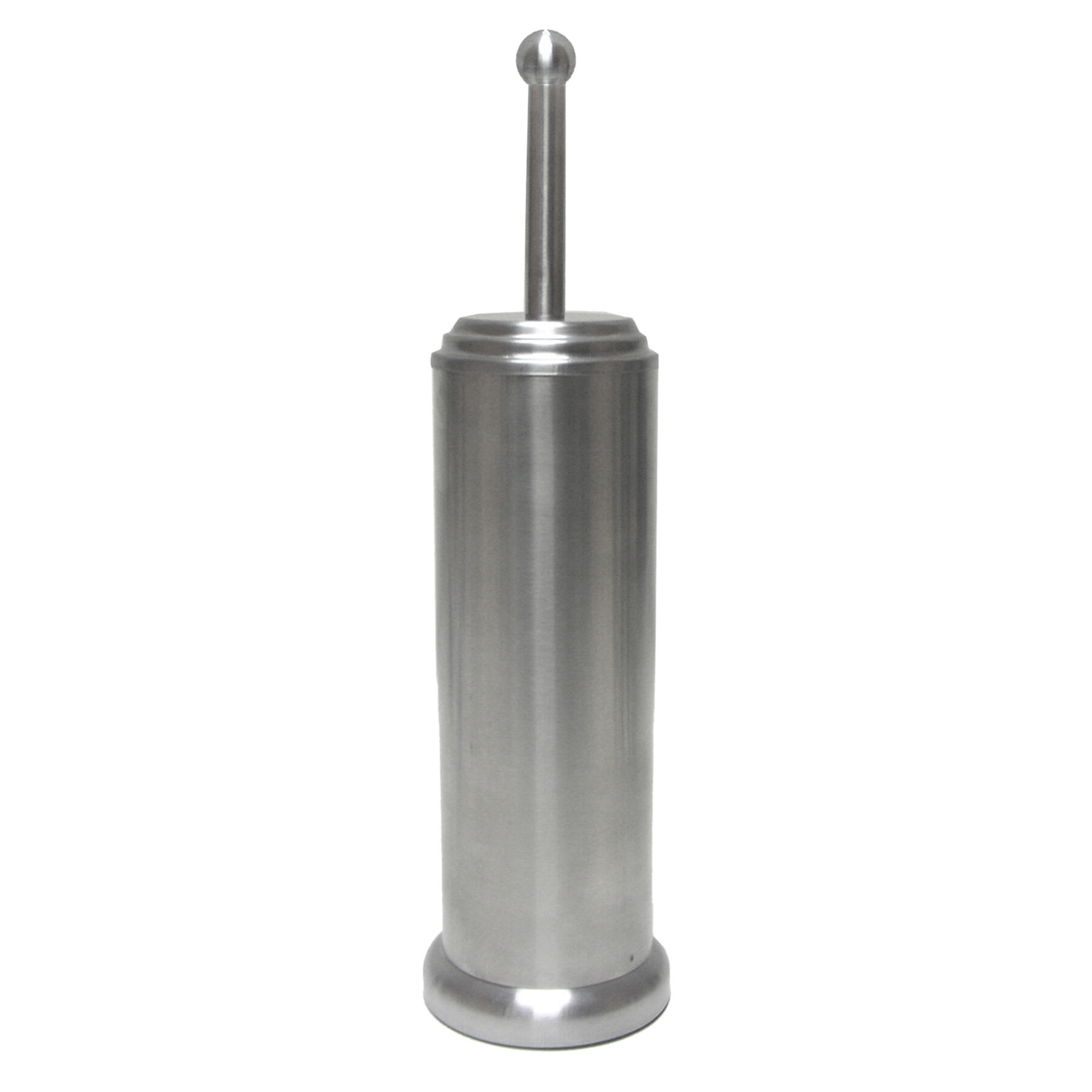 Ridged Stainless Steel Metal Toilet Bowl Brush