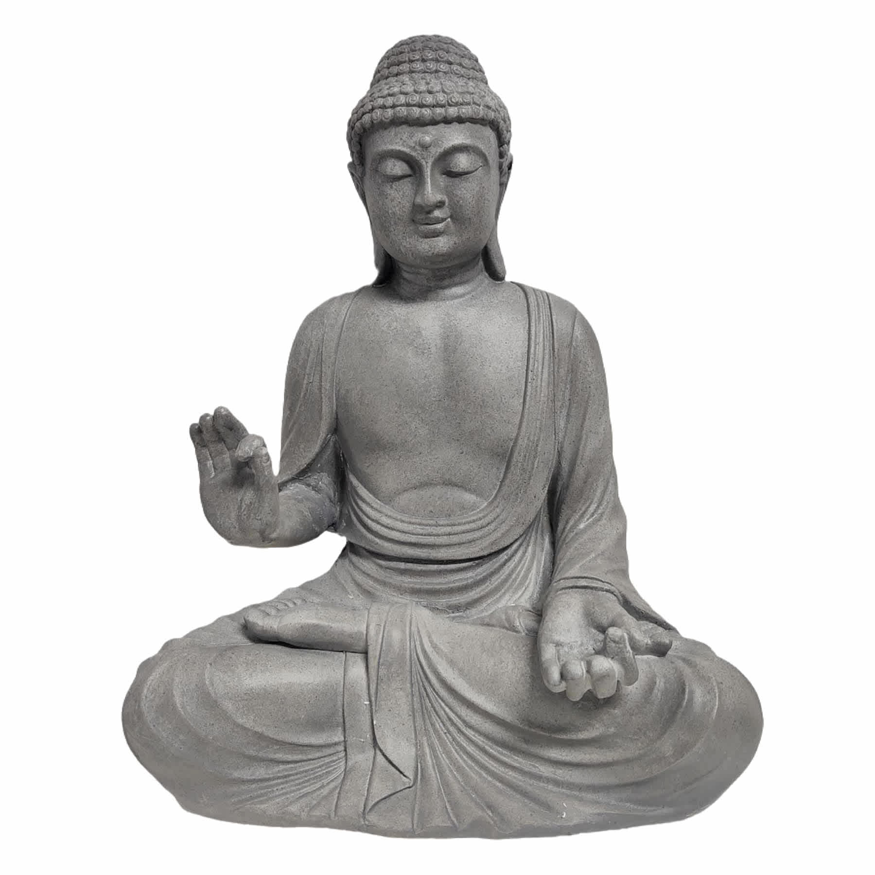 Found & Fable Sitting Buddha Figurine, 18"