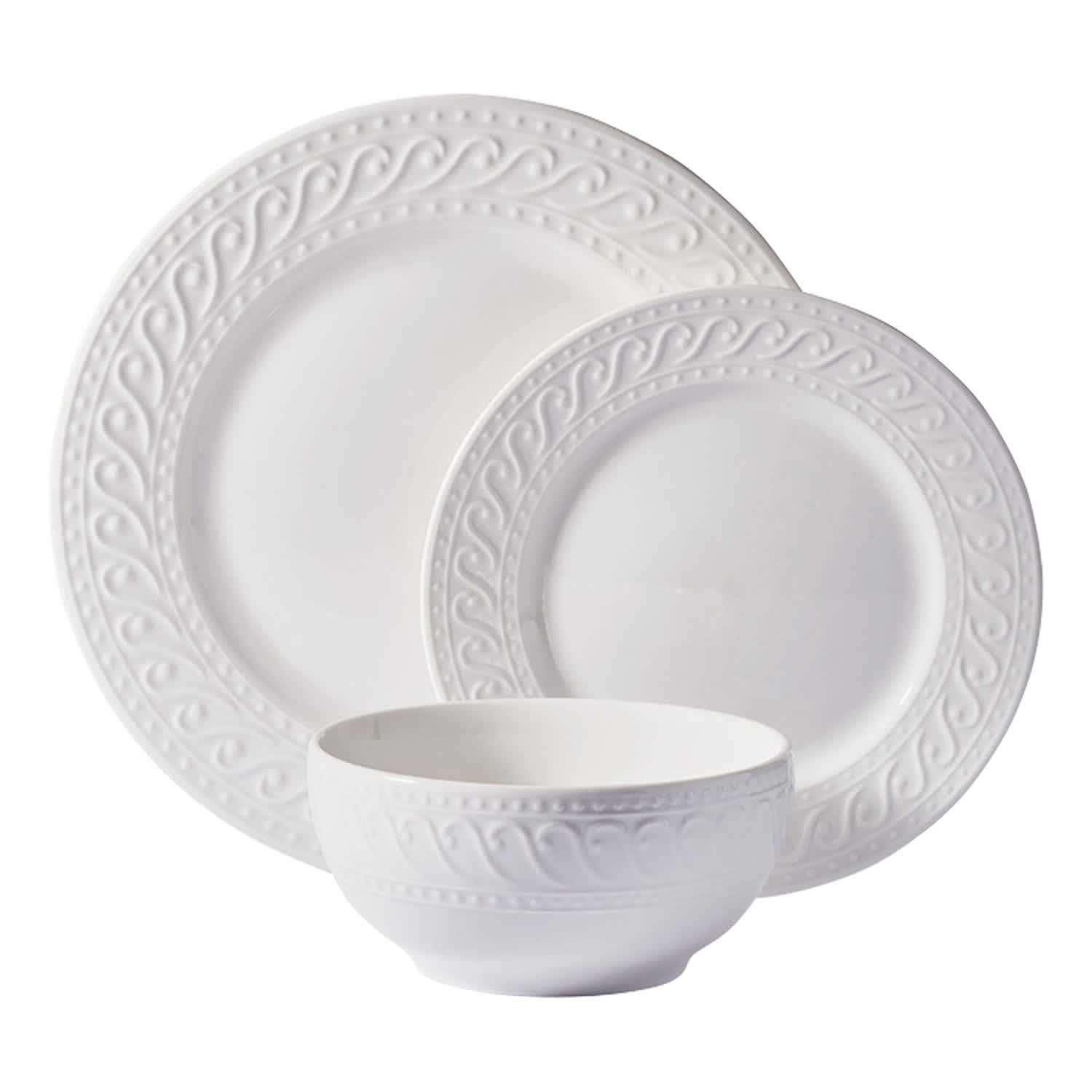 Pfaltzgraff 12-Piece Sylvia Dinnerware Set