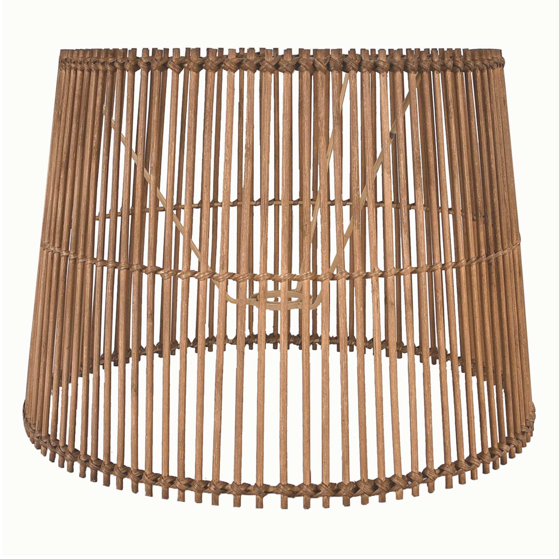 Found & Fable Natural Rattan Medium Table Lamp Shade, 12x14x10