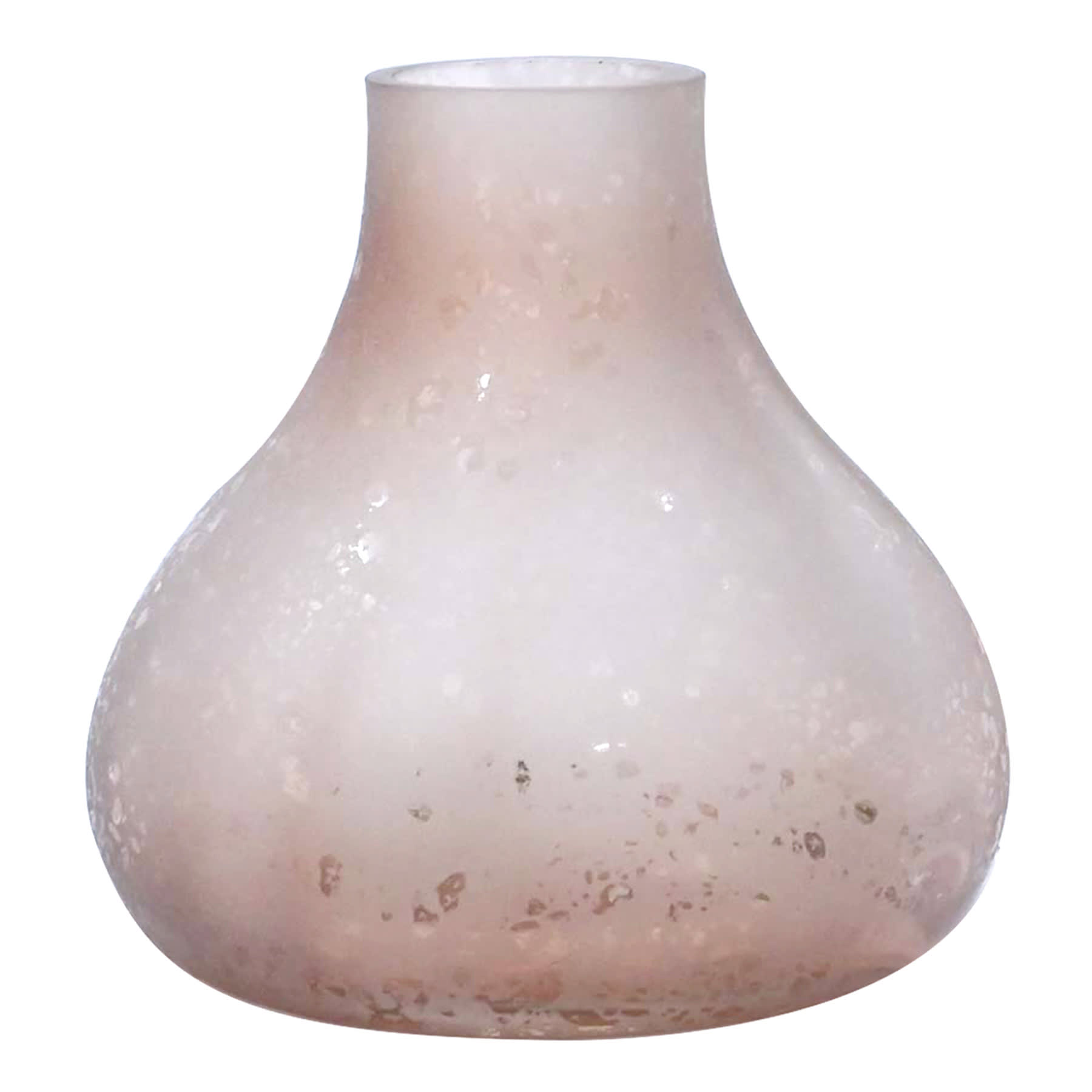 Pink Glass Vase, 4"