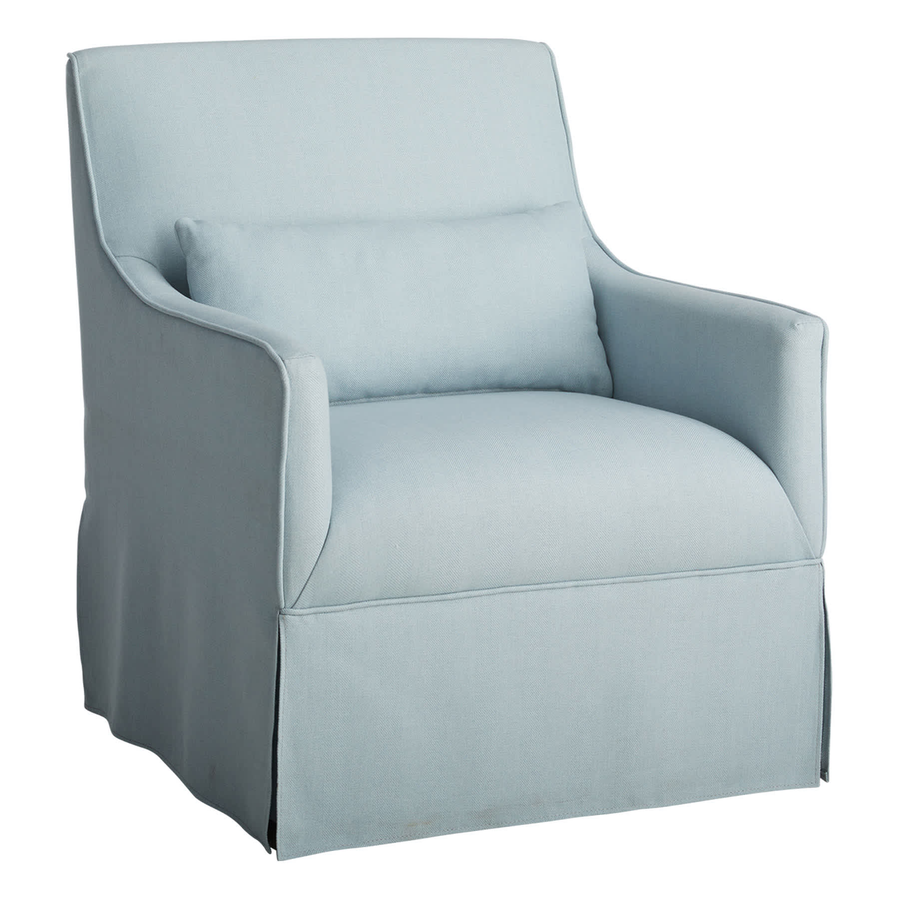 Providence Smith Swivel Accent Chair, Blue