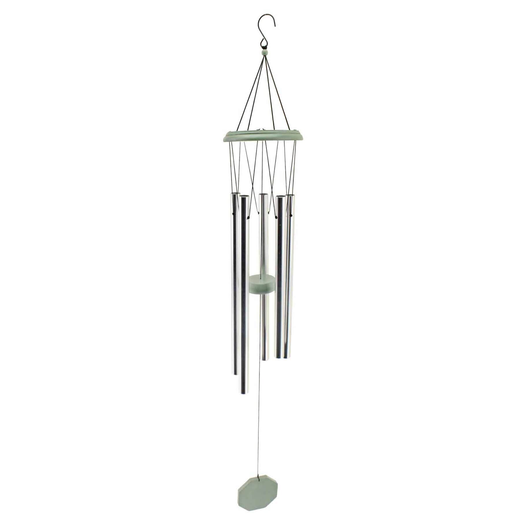 Providence Wooden Top Classic Wind Chime, 38"