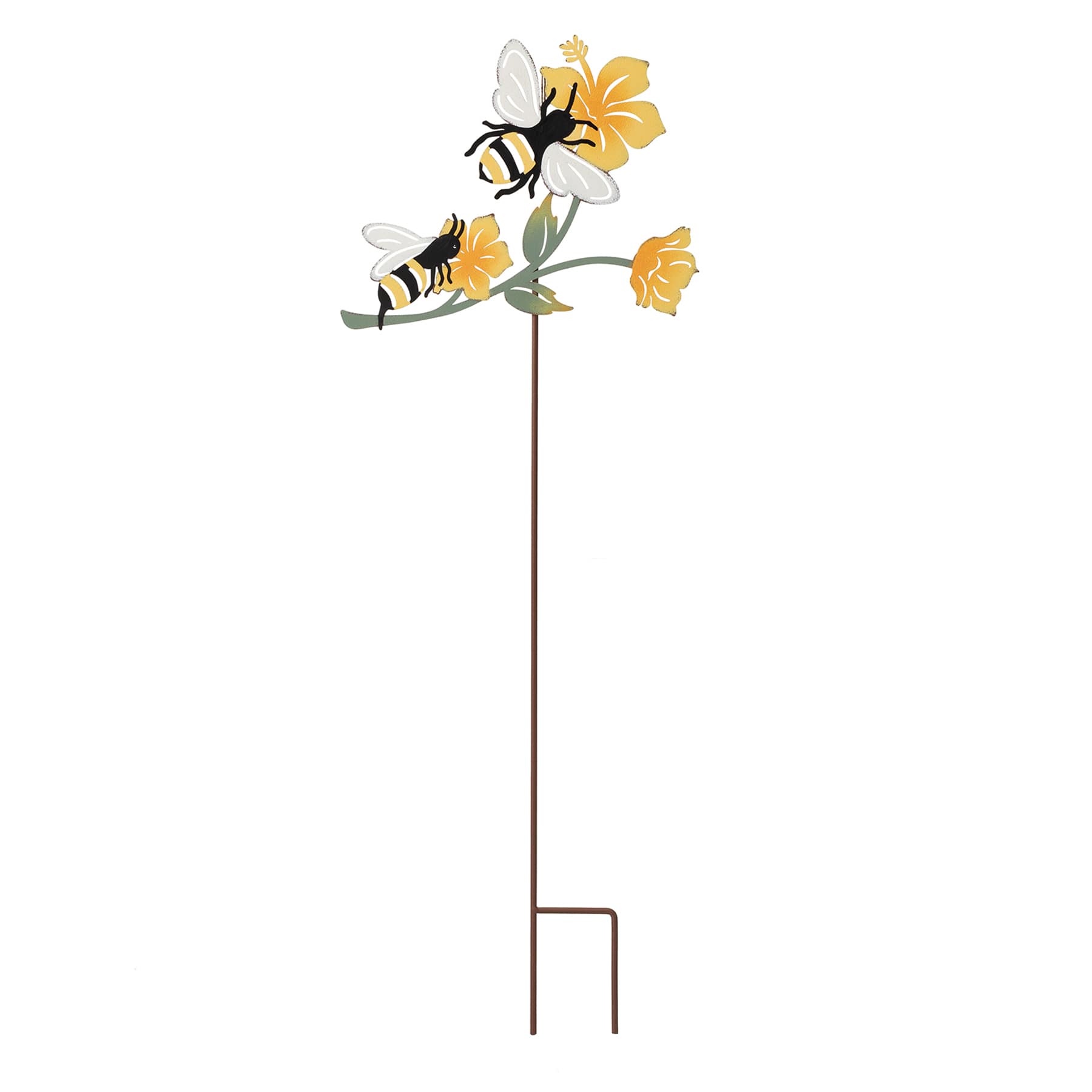 Honeybloom Metal Honeybee Yard Stake, 36"