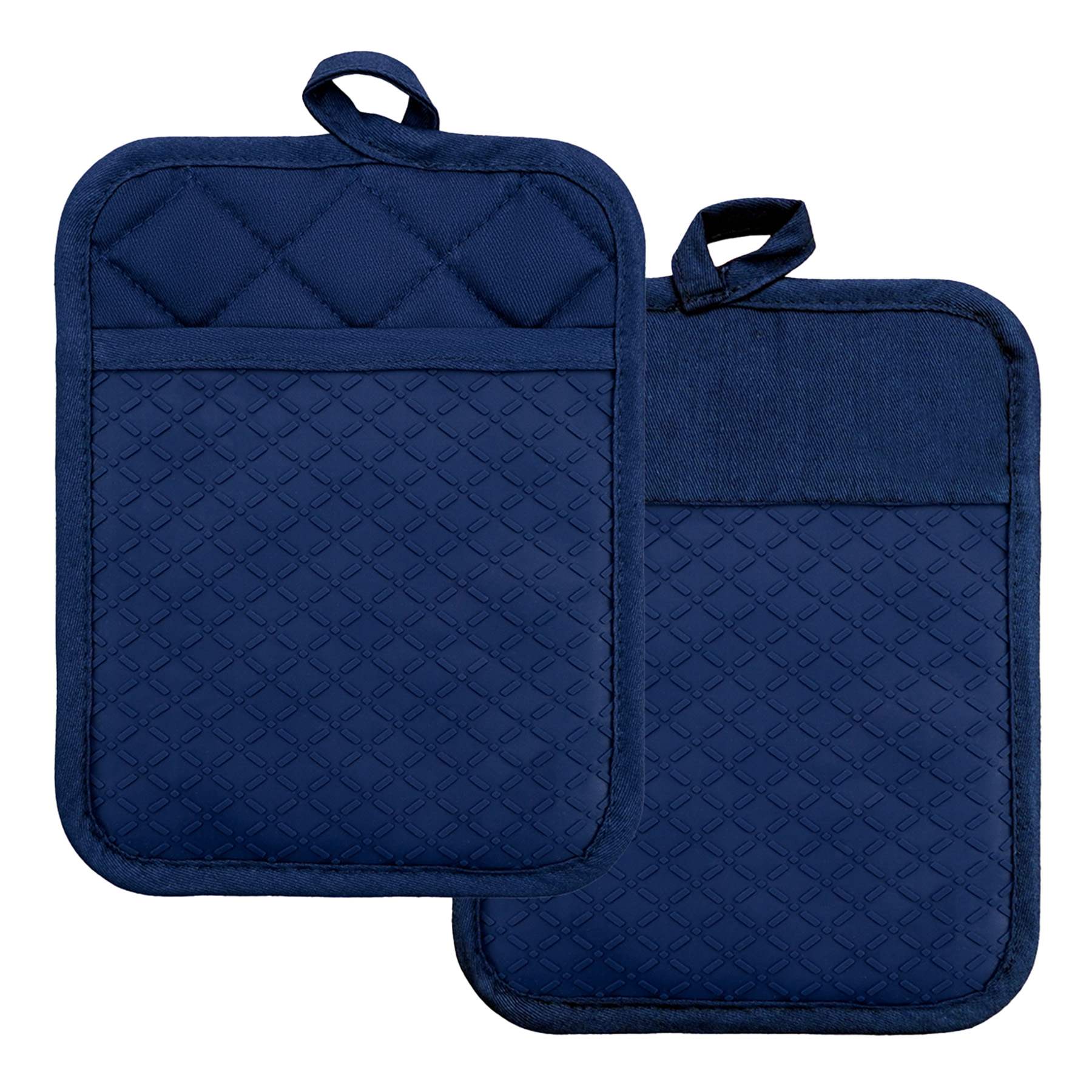 Blue Silicone Pot Holder