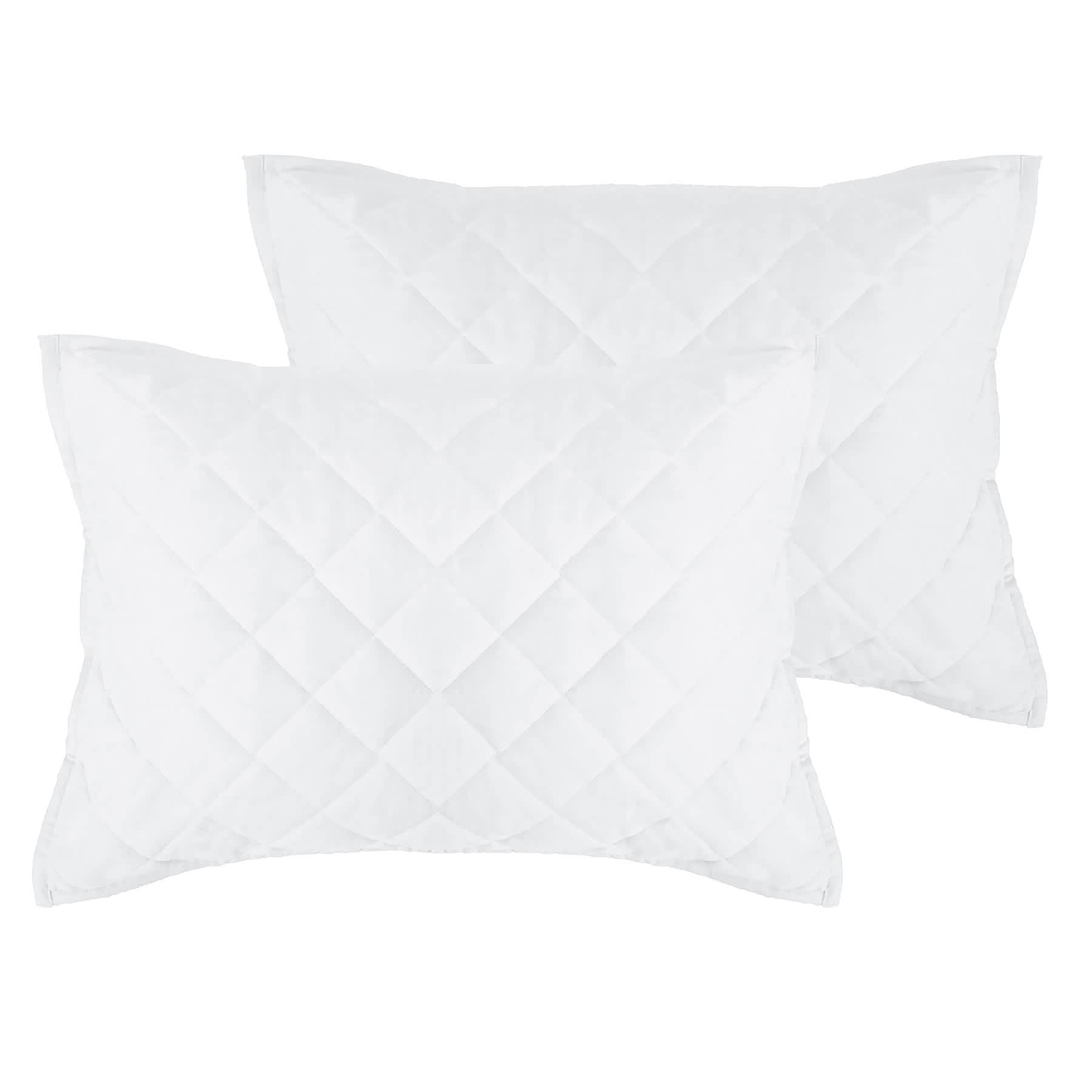 Providence 3-Piece White Cotton Velvet Quilt Set, Full/Queen